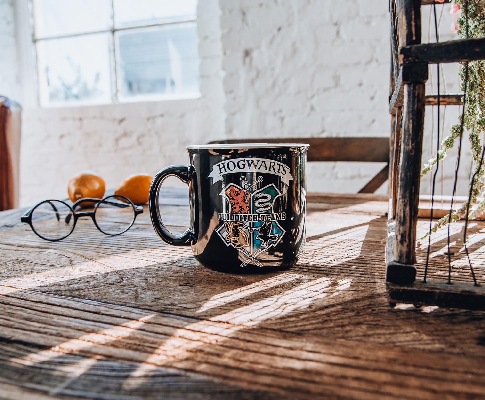 Harry Potter Quidditch Crest 20-Ounce Ceramic Camper Mug