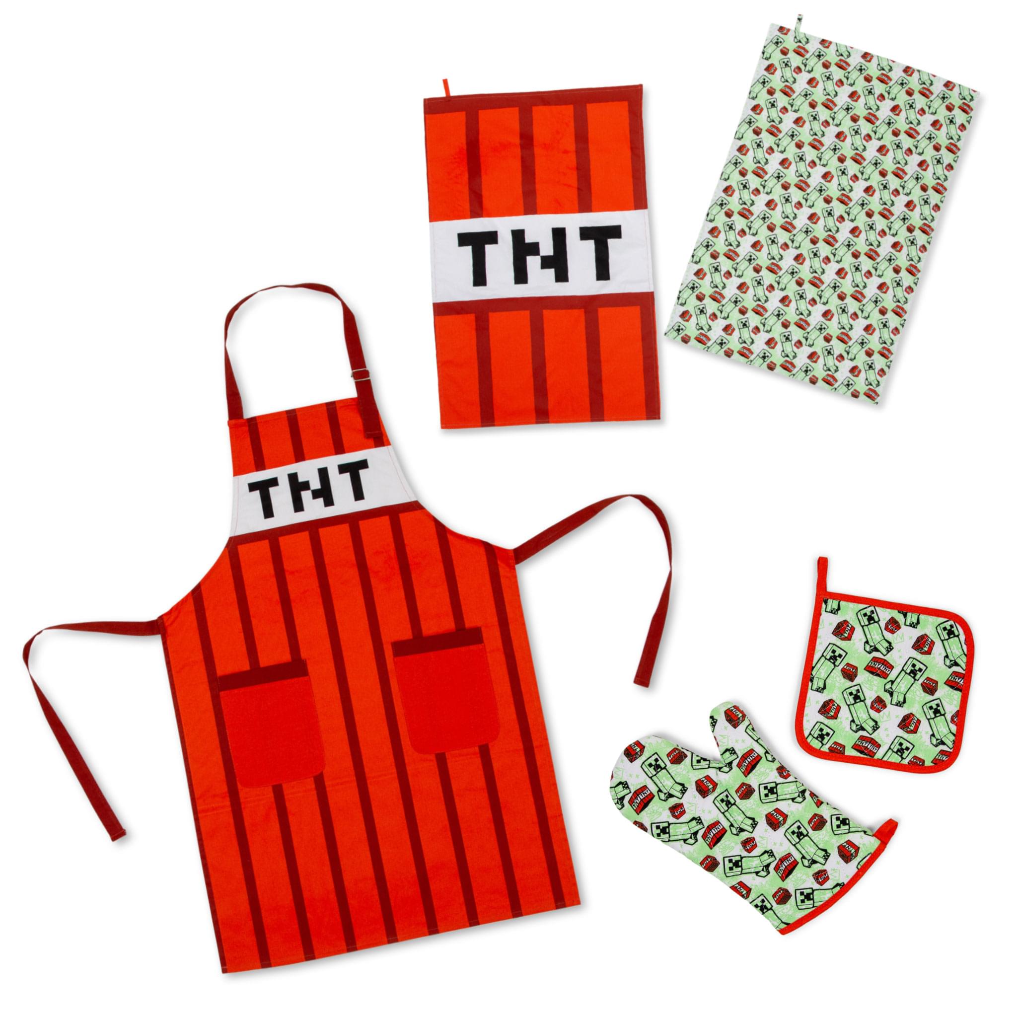 Epic Minecraft Red TNT Kitchen Set for Culinary Adventures
