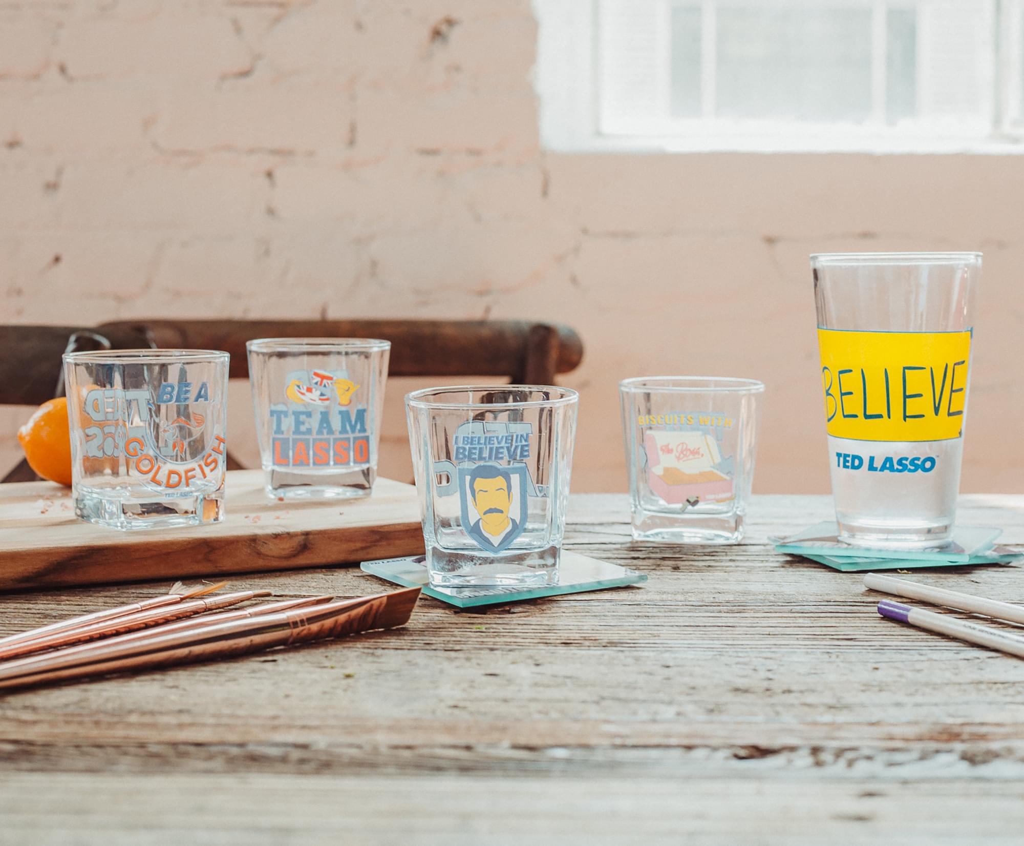 Inspiring Ted Lasso 16-Ounce Pint Glass