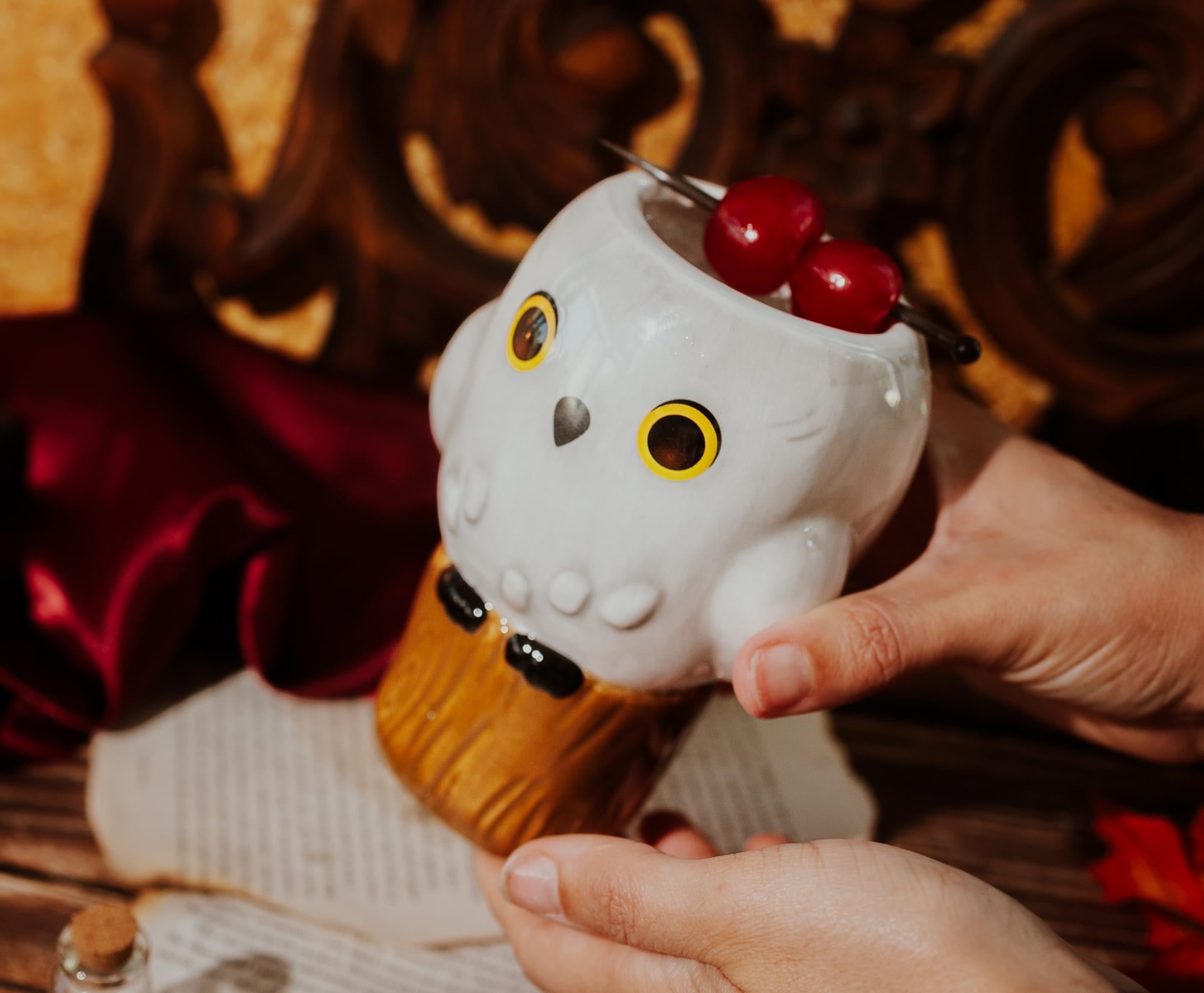 Adorable Harry Potter Hedwig Ceramic Mug - 14 Oz