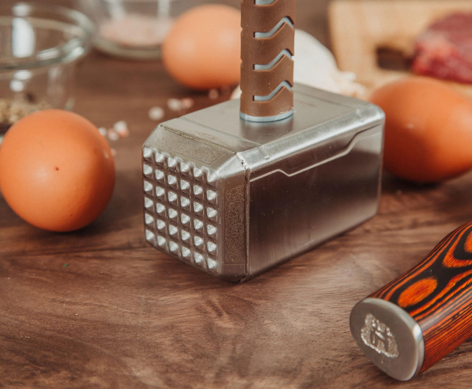 Marvel's Epic Mighty Thor Mjolnir Hammer Replica Stainless Steel Meat Tenderizer