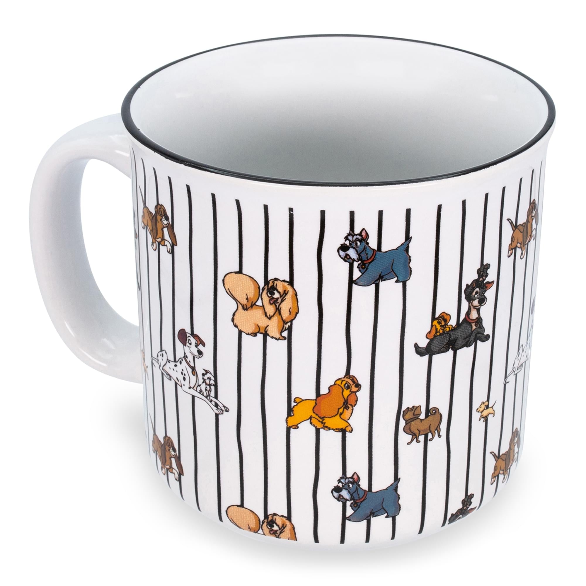Enchanting Disney Dogs Ceramic Camper Mug - 20 Oz Delight