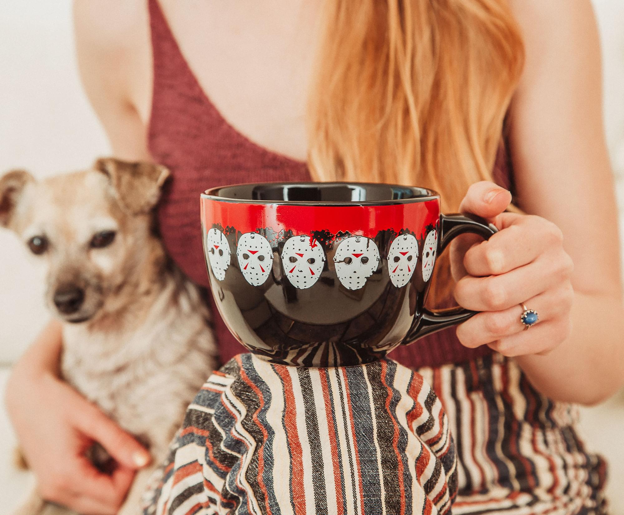 Jason Mask Legacy Ceramic Soup Mug - 24 Ounces of Friday the 13th Terror