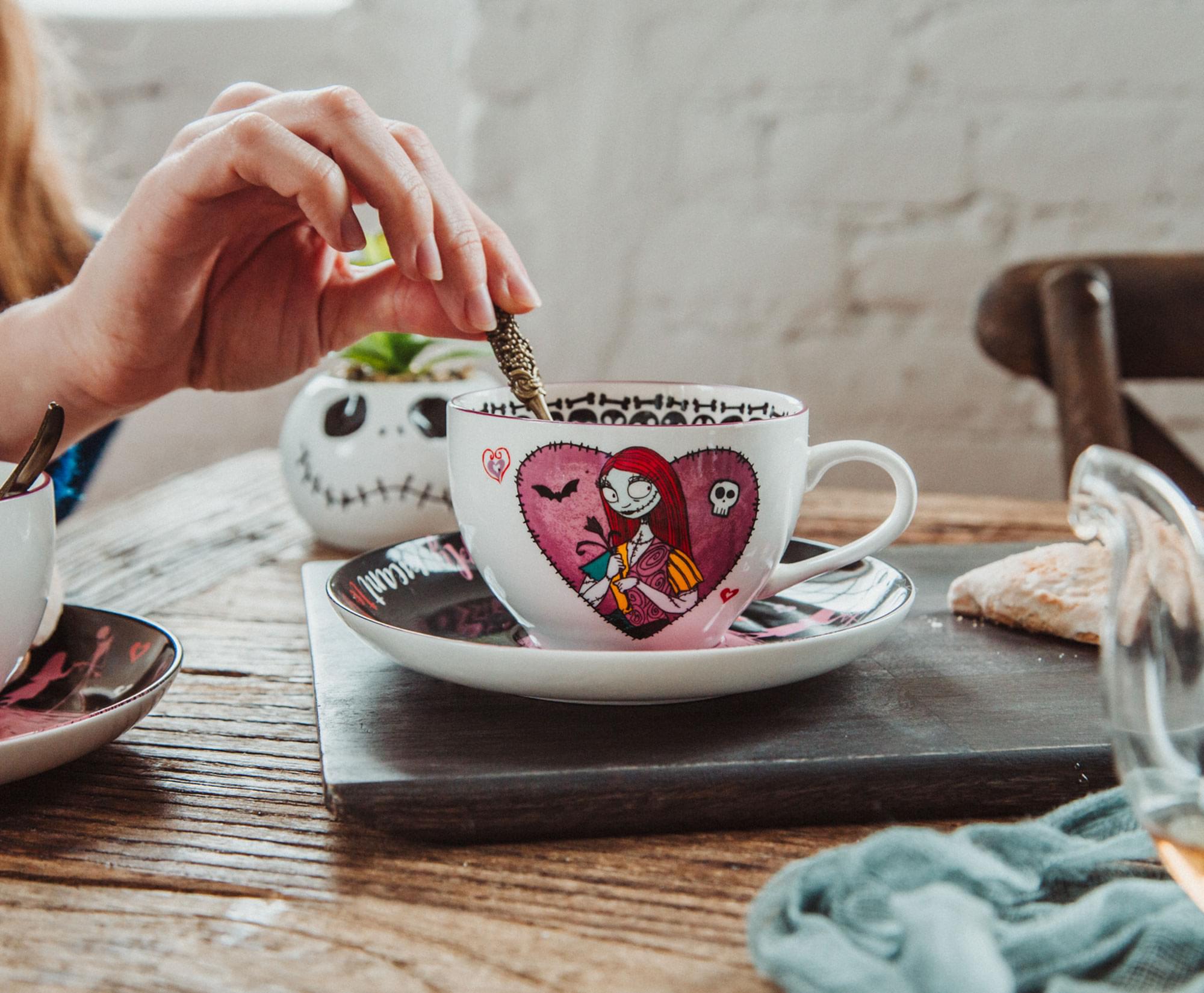Disney's The Nightmare Before Christmas Bone China Teacup & Saucer Set - 2 Piece