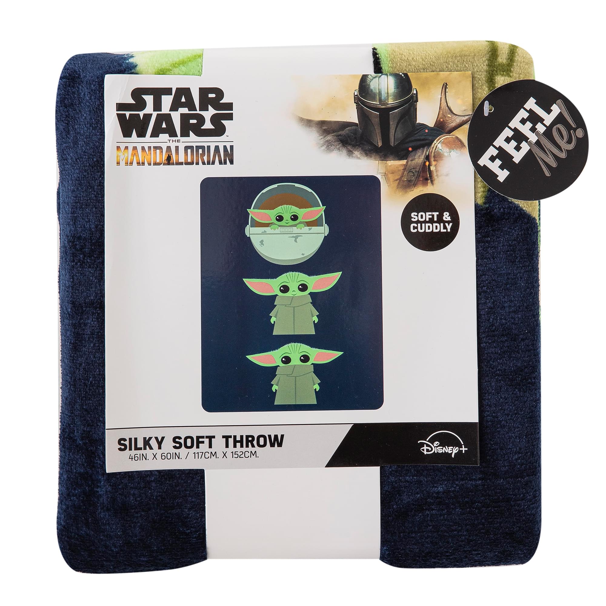 Star Wars The Mandalorian 46 x 60 Inch Ultra-Soft Silk Touch Throw Blanket