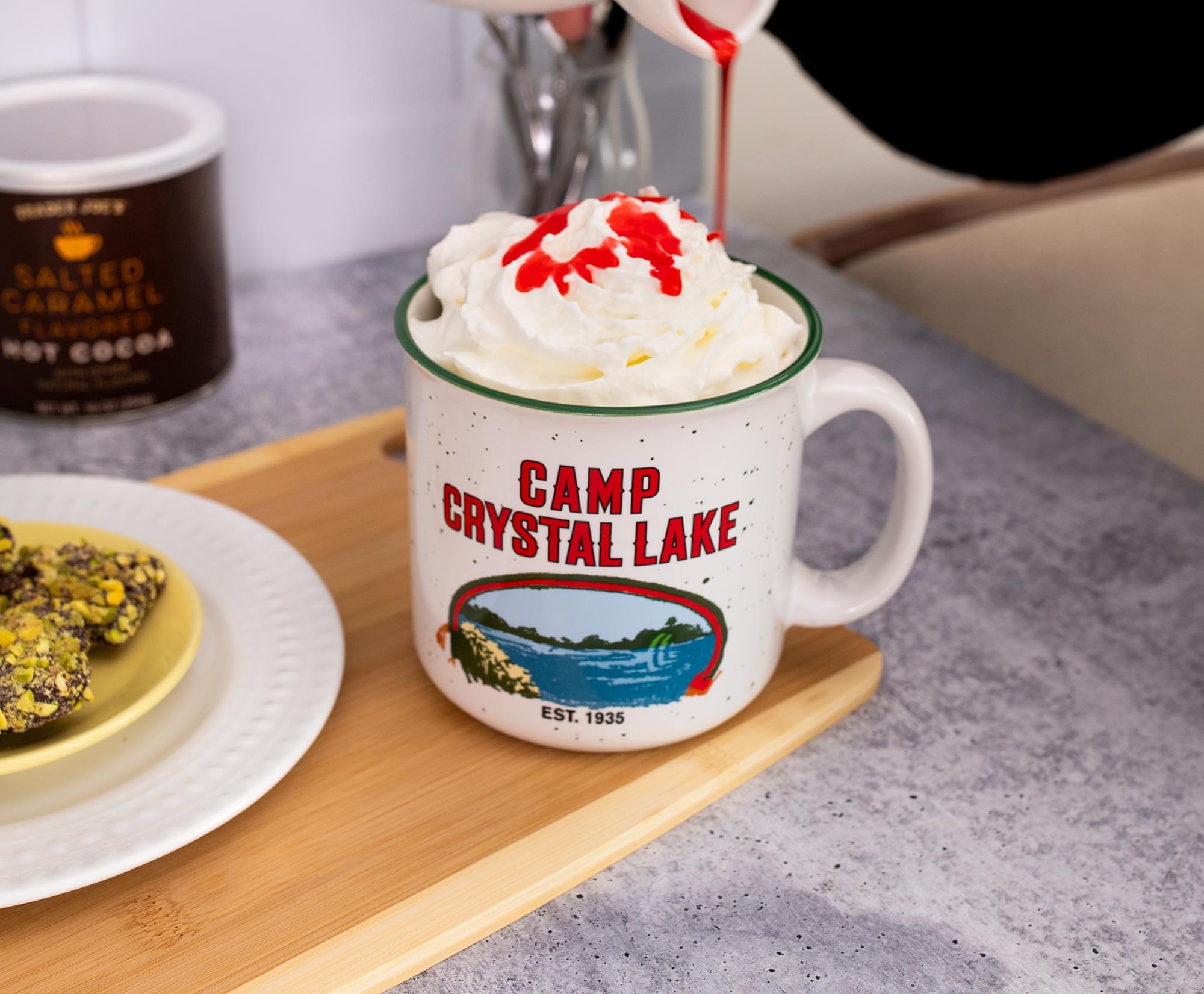 Friday the 13th Crystal Lake Ceramic Camper Mug - 20 Ounce