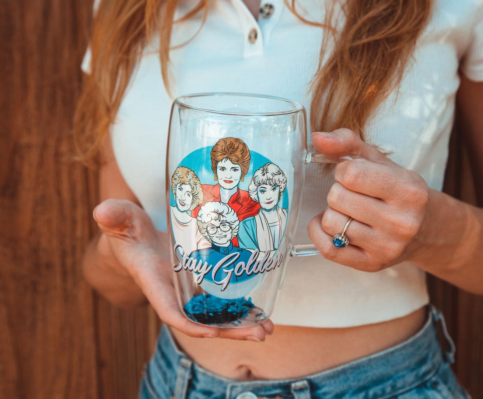 Golden Girls Exclusive 15 - Ounce Double - Walled Glass Mug