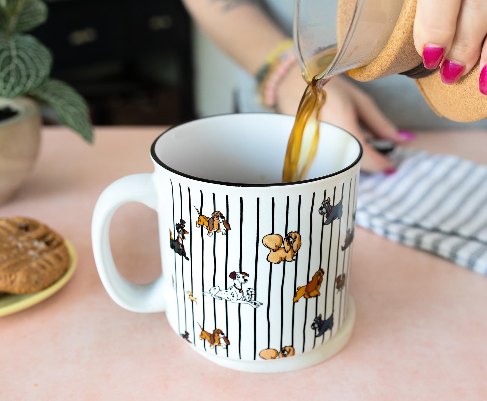 Enchanting Disney Dogs Ceramic Camper Mug - 20 Oz Delight