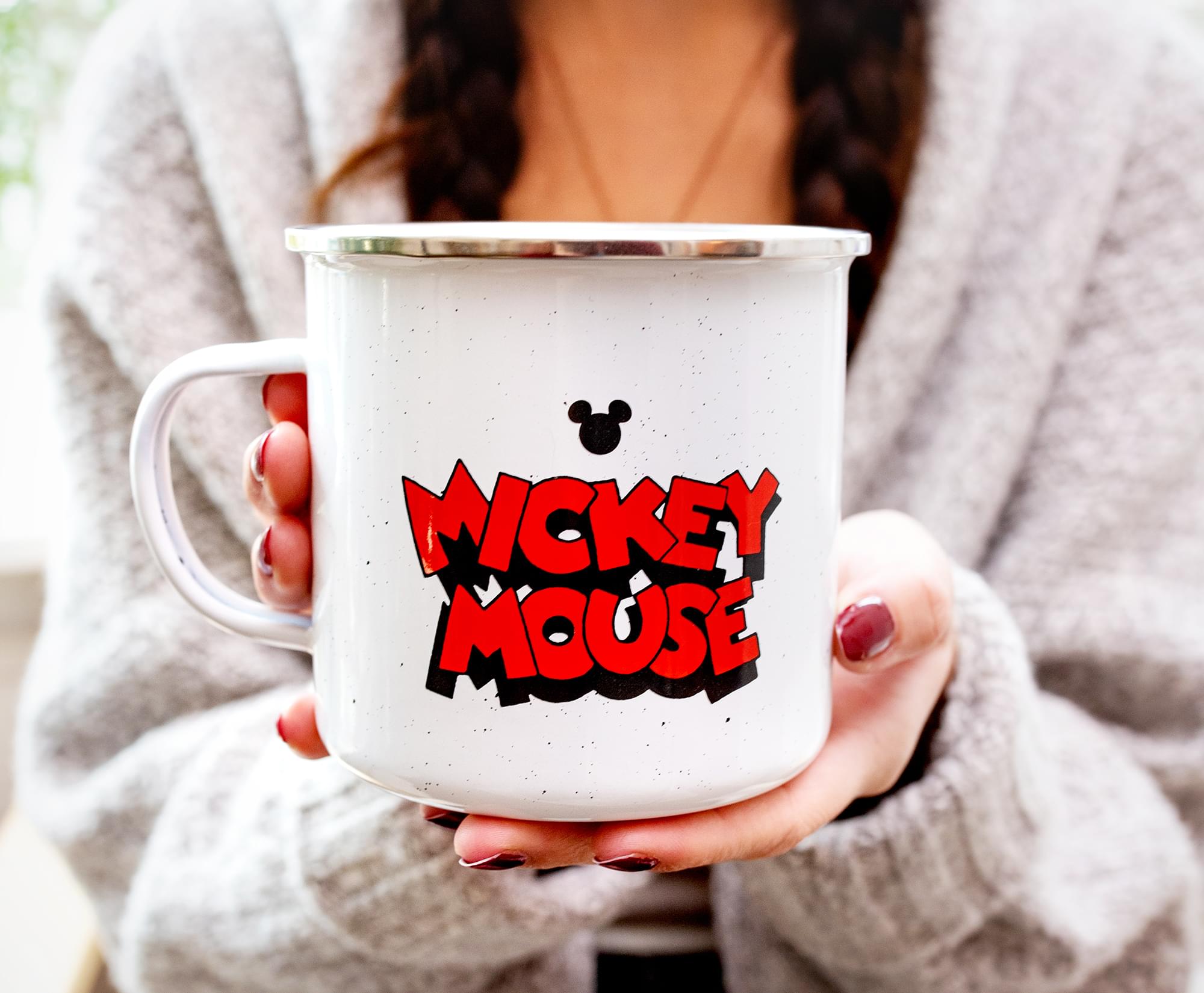Disney's Enchanting Mickey Mouse Ceramic Camper Mug - 20 Ounce Delight
