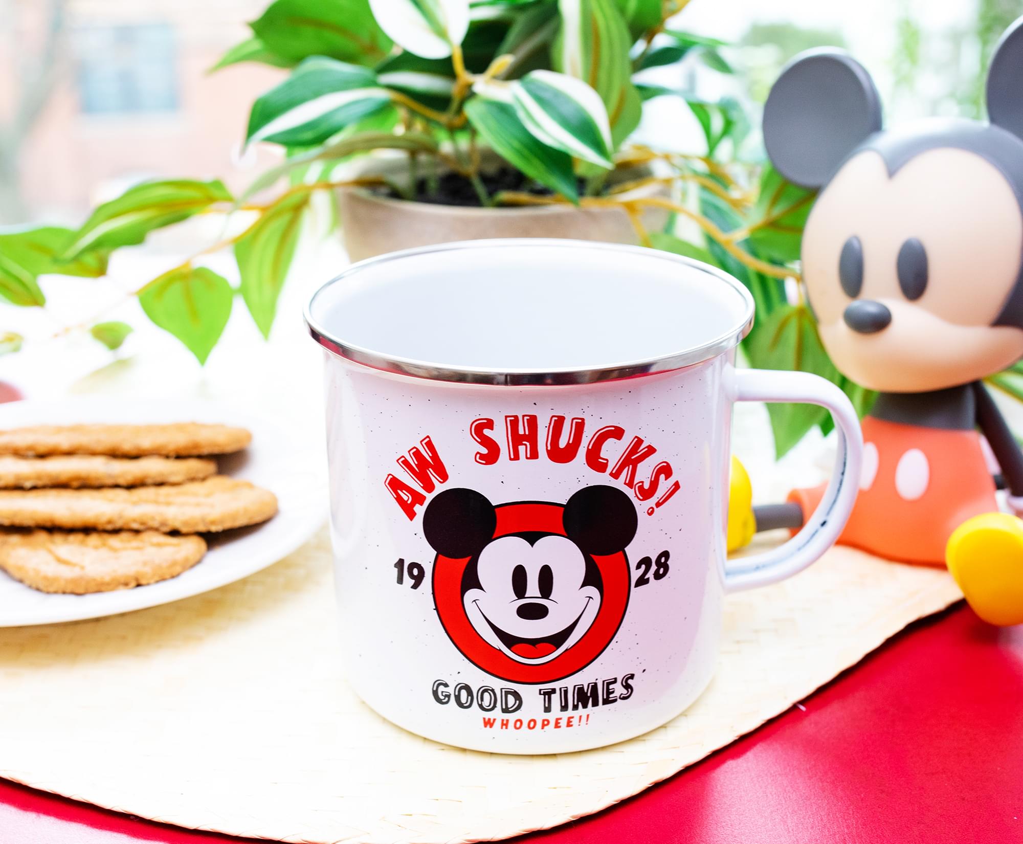 Disney's Enchanting Mickey Mouse Ceramic Camper Mug - 20 Ounce Delight
