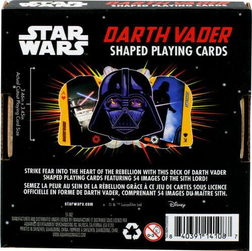 Out-of-this-World Star Wars Darth Vader Shaped Playing Cards