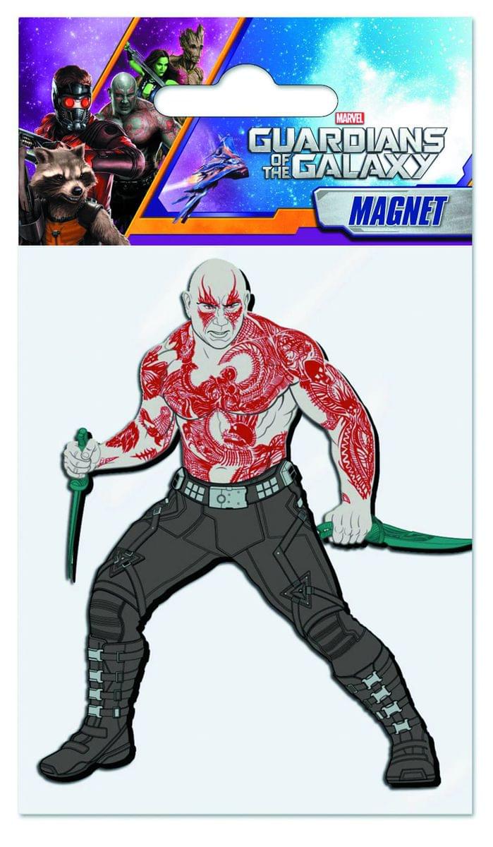 Unleash the Marvel Magic! Guardians of the Galaxy Soft Touch PVC Magnet - Drax