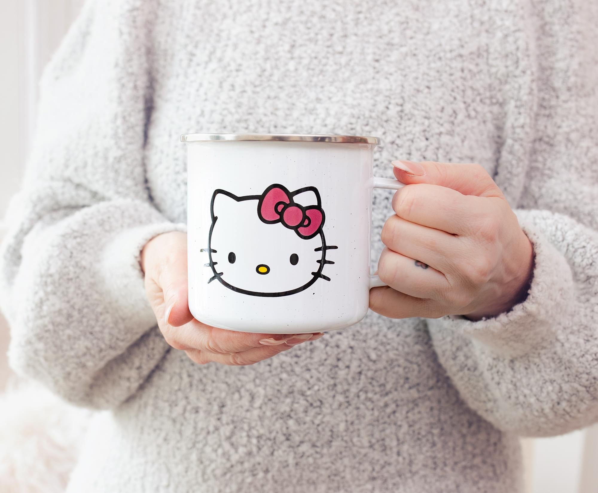 Sanrio Hello Kitty Ceramic Camper Mug - 20 Ounce Delight