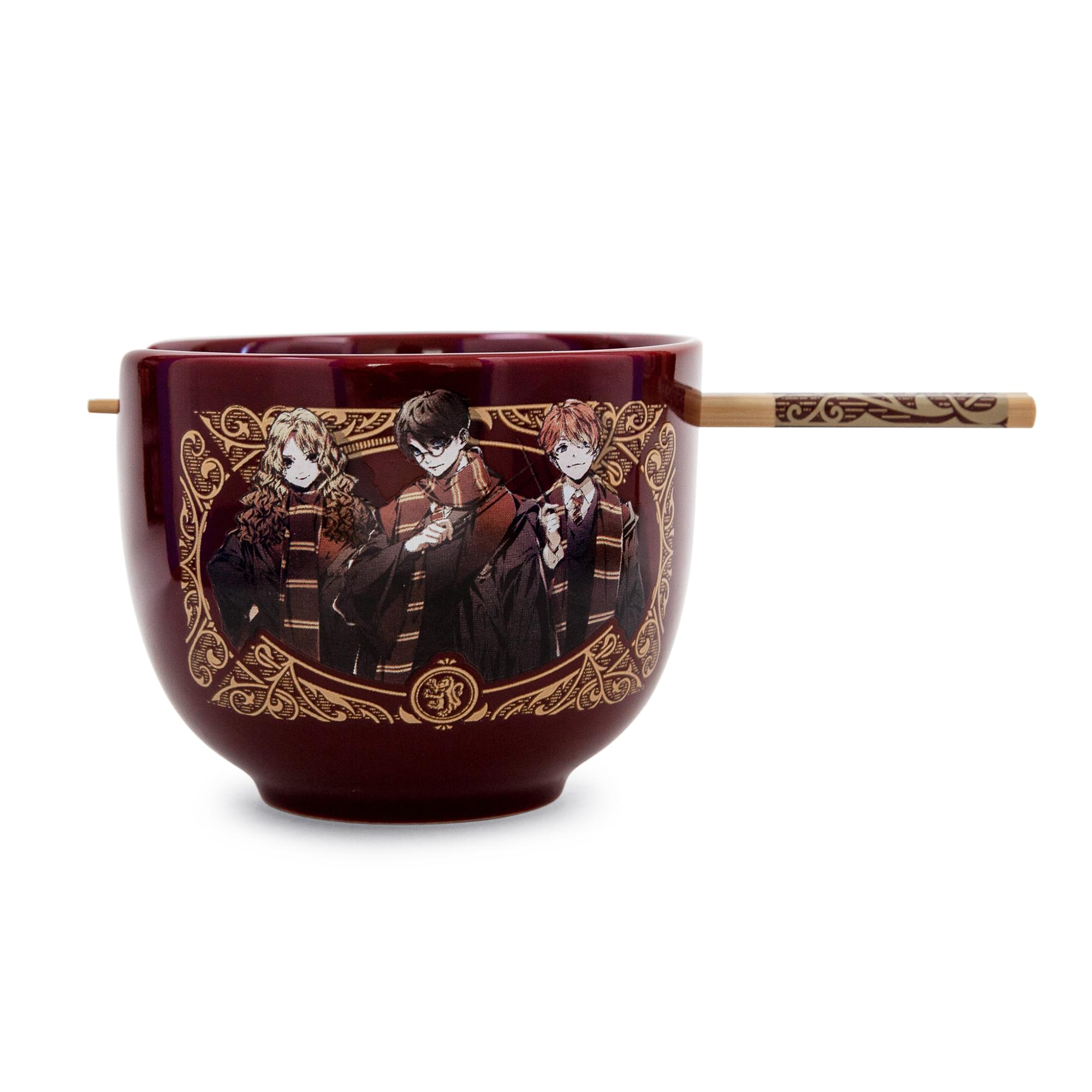 Enchanting Harry Potter Anime-Inspired 20-Ounce Ramen Bowl & Chopstick Set