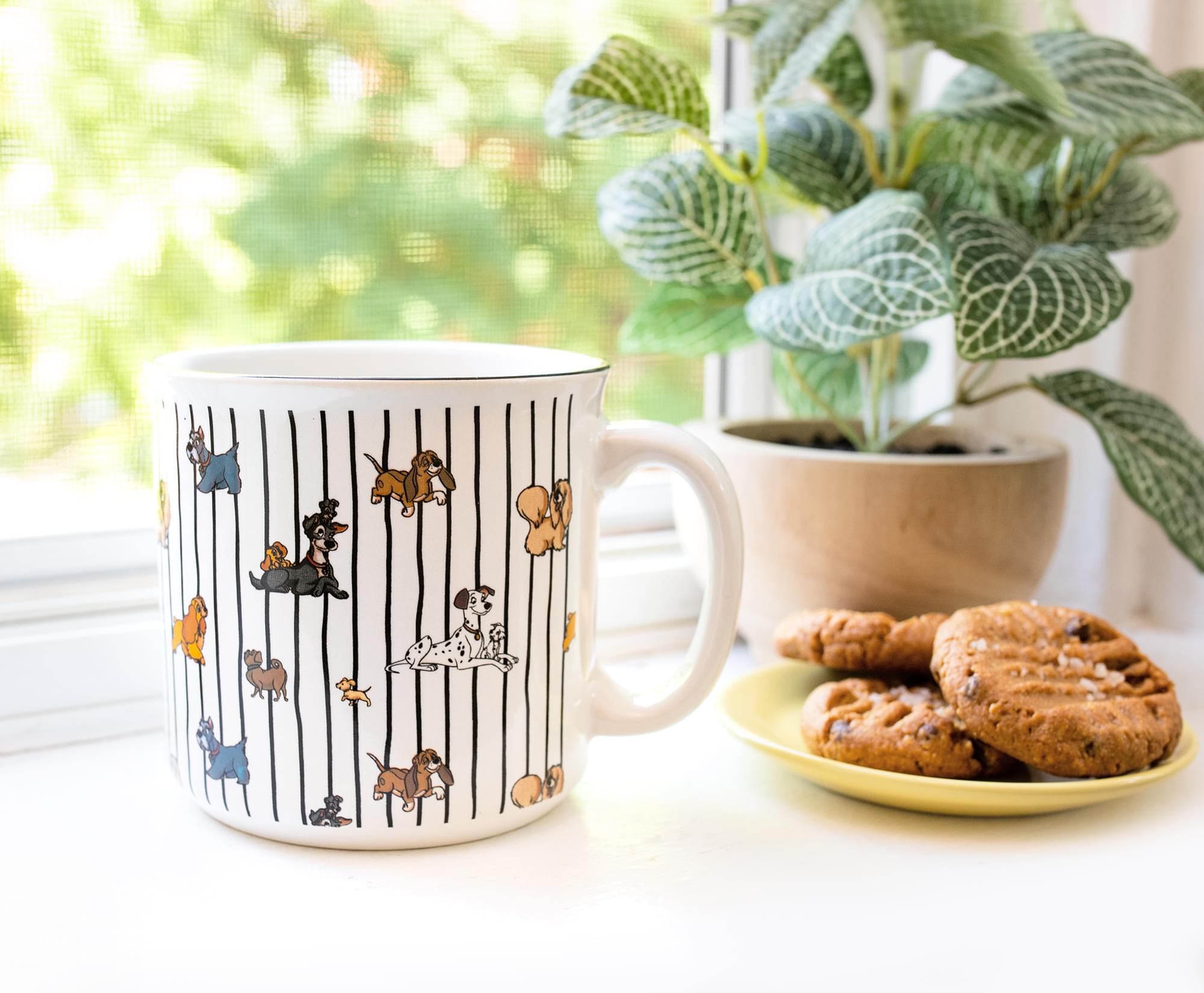 Enchanting Disney Dogs Ceramic Camper Mug - 20 Oz Delight