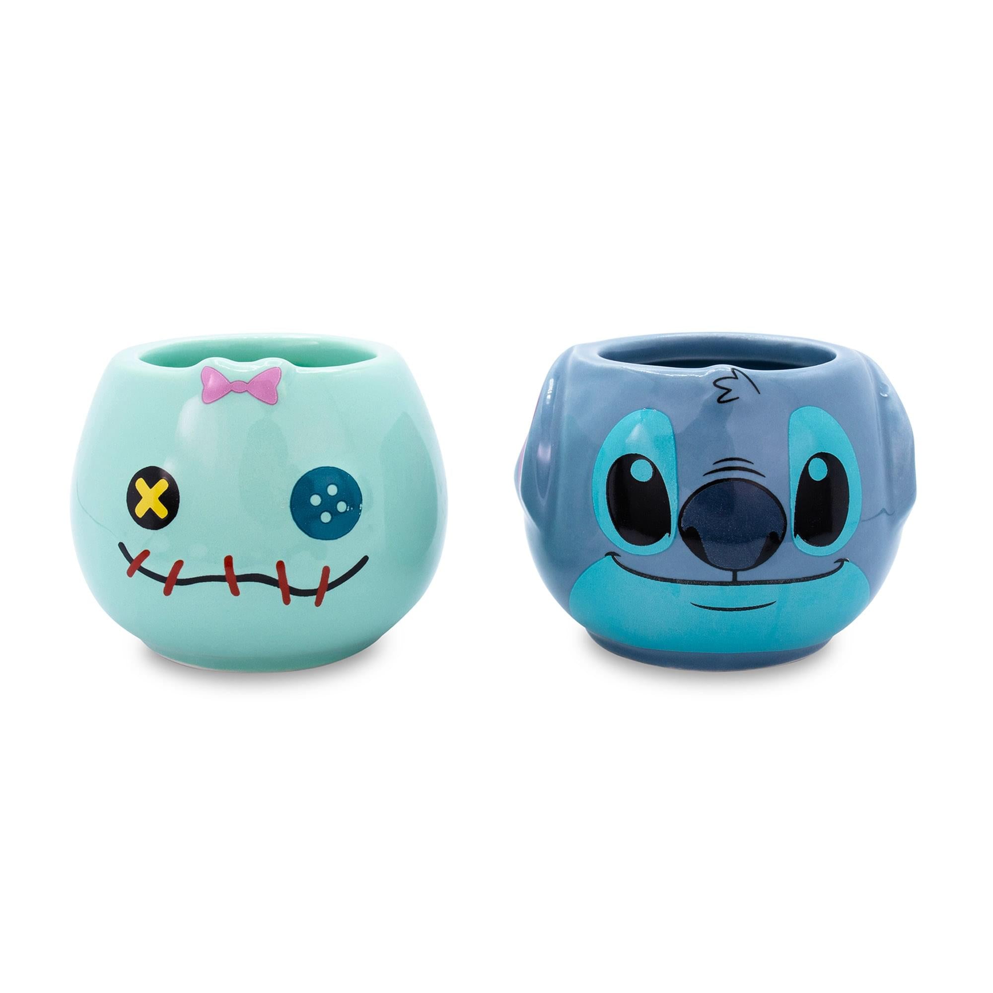 Disney Lilo & Stitch Scrump and Stitch Ceramic Mini Mug Set - 2 Pack