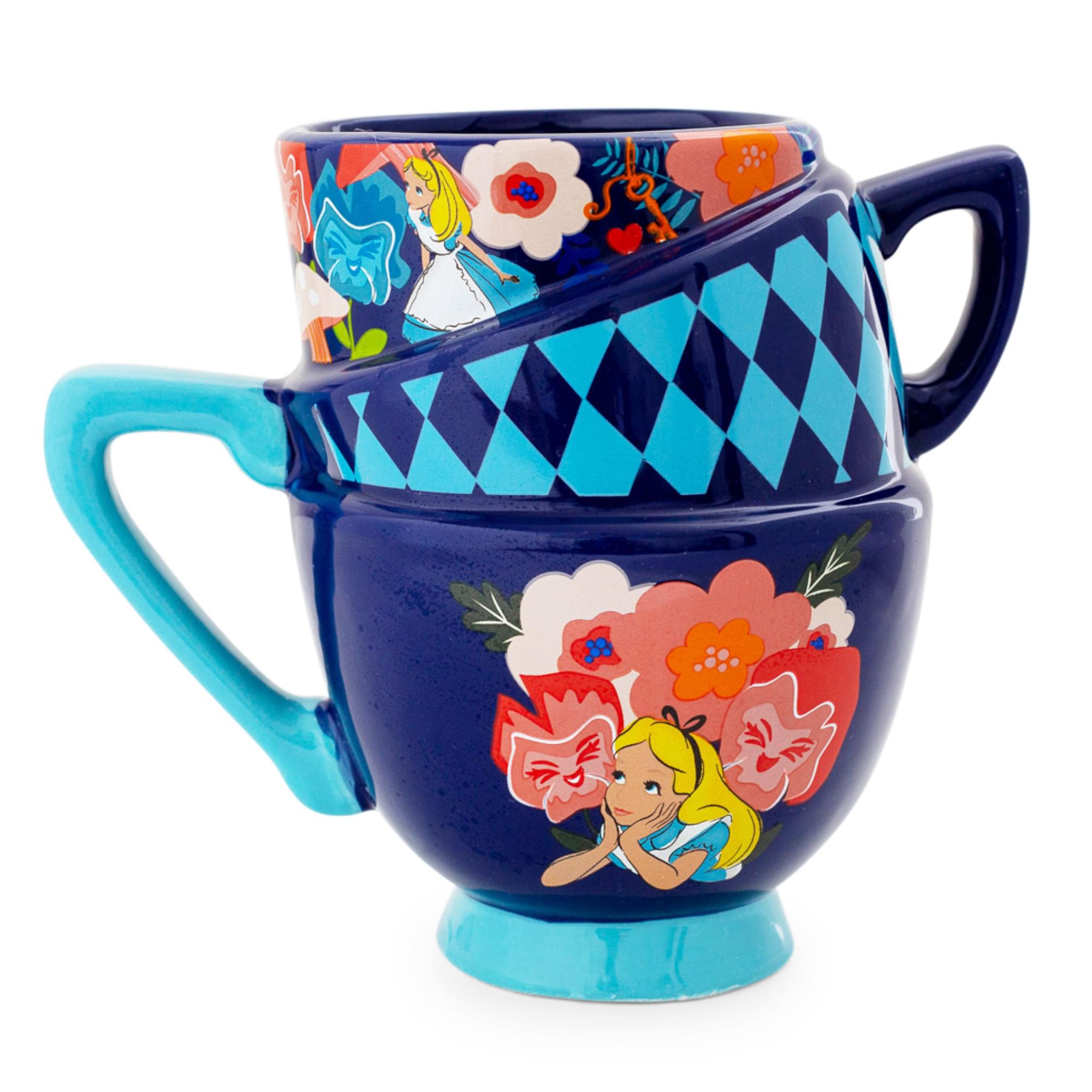 Disney's Alice in Wonderland Stacked Teacups Ceramic Mug - 20 Ounce