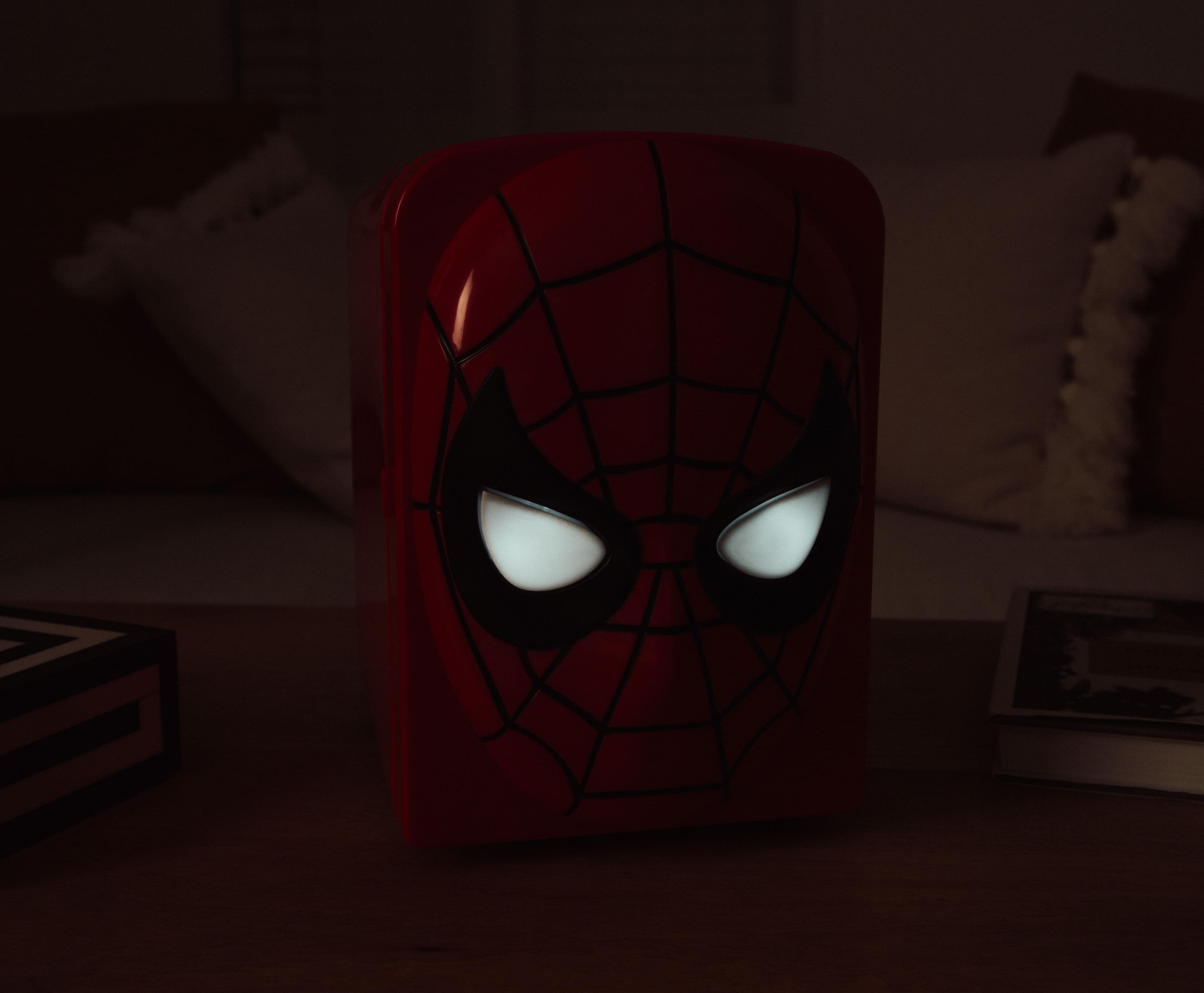 Marvel Spider-Man 4-Liter Mini Fridge: Chill & Warm with the Web-Slinger