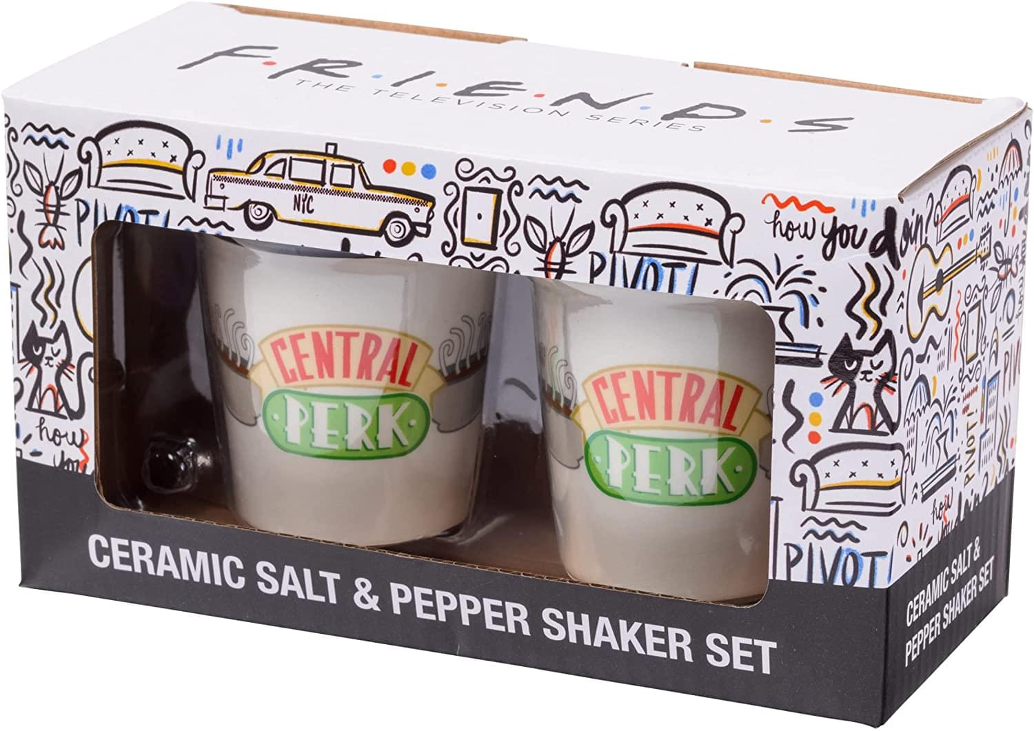 Friends Central Perk Ceramic Salt & Pepper Shaker Set - Add Magic to Your Table