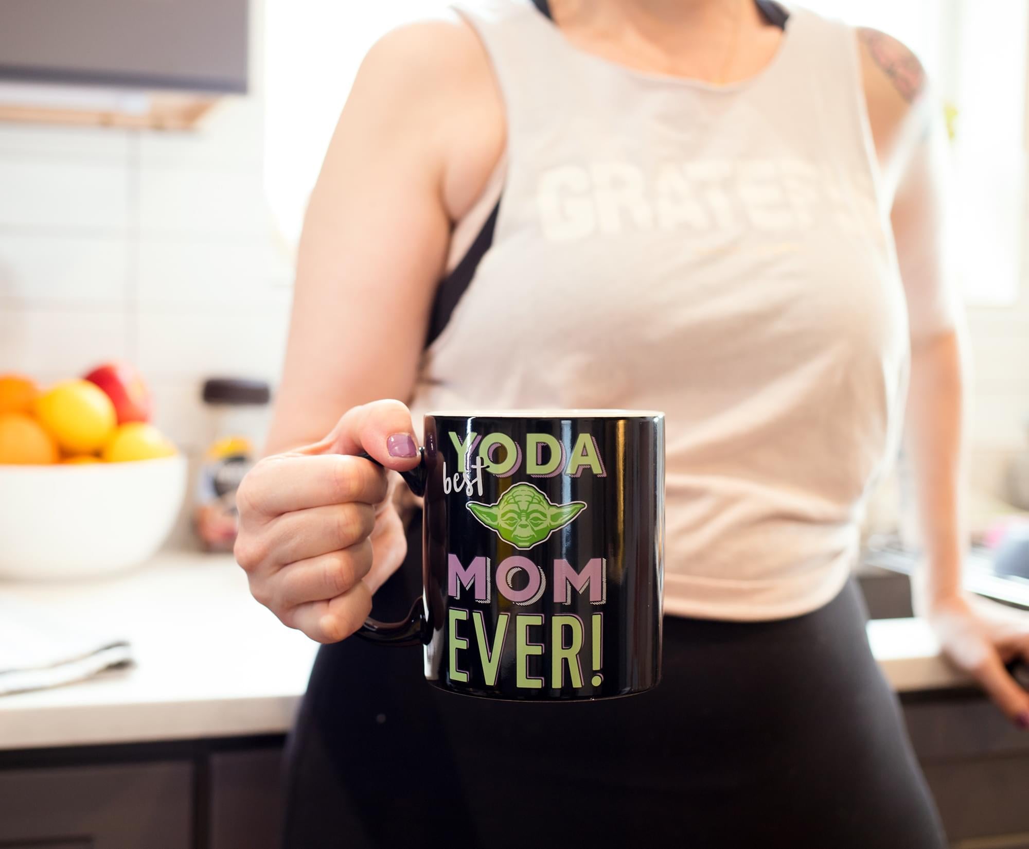 Toynk Exclusive Star Wars Yoda 'Best Mom Ever' 20-Ounce Ceramic Mug