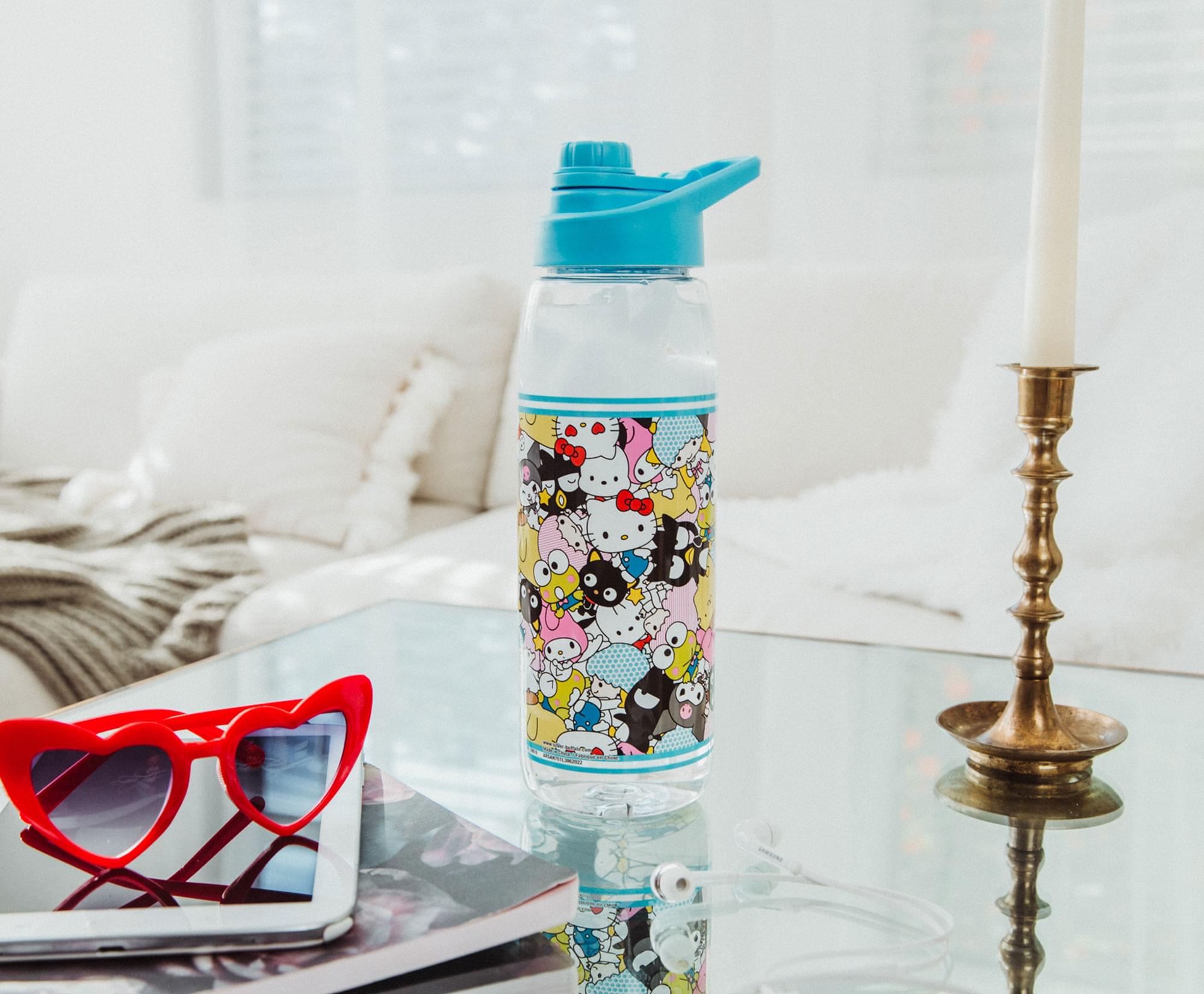 Sanrio Hello Kitty Friends Screw-Top Plastic Water Bottle