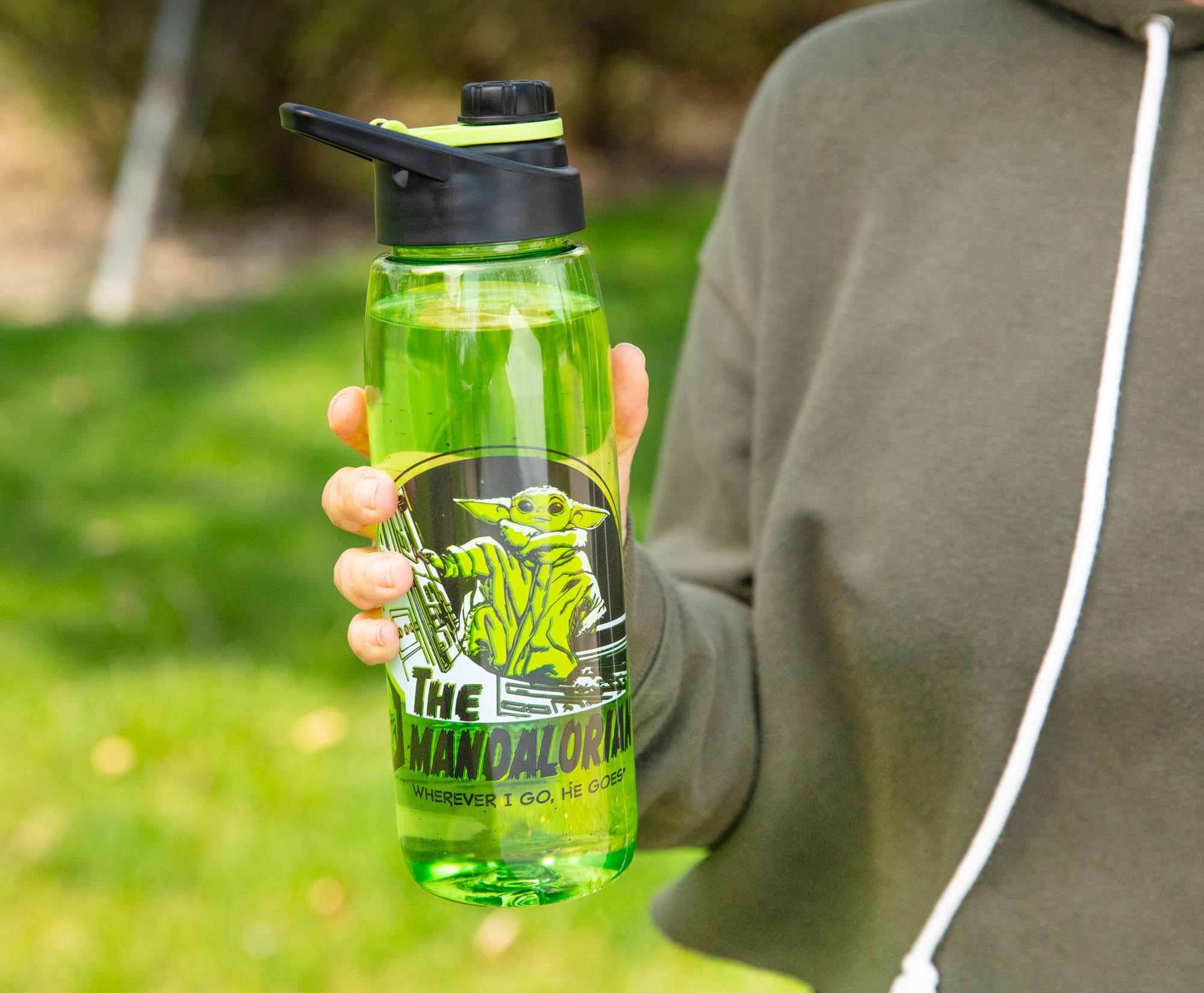 The Mandalorian 28-Ounce Screw-Top Plastic Water Bottle