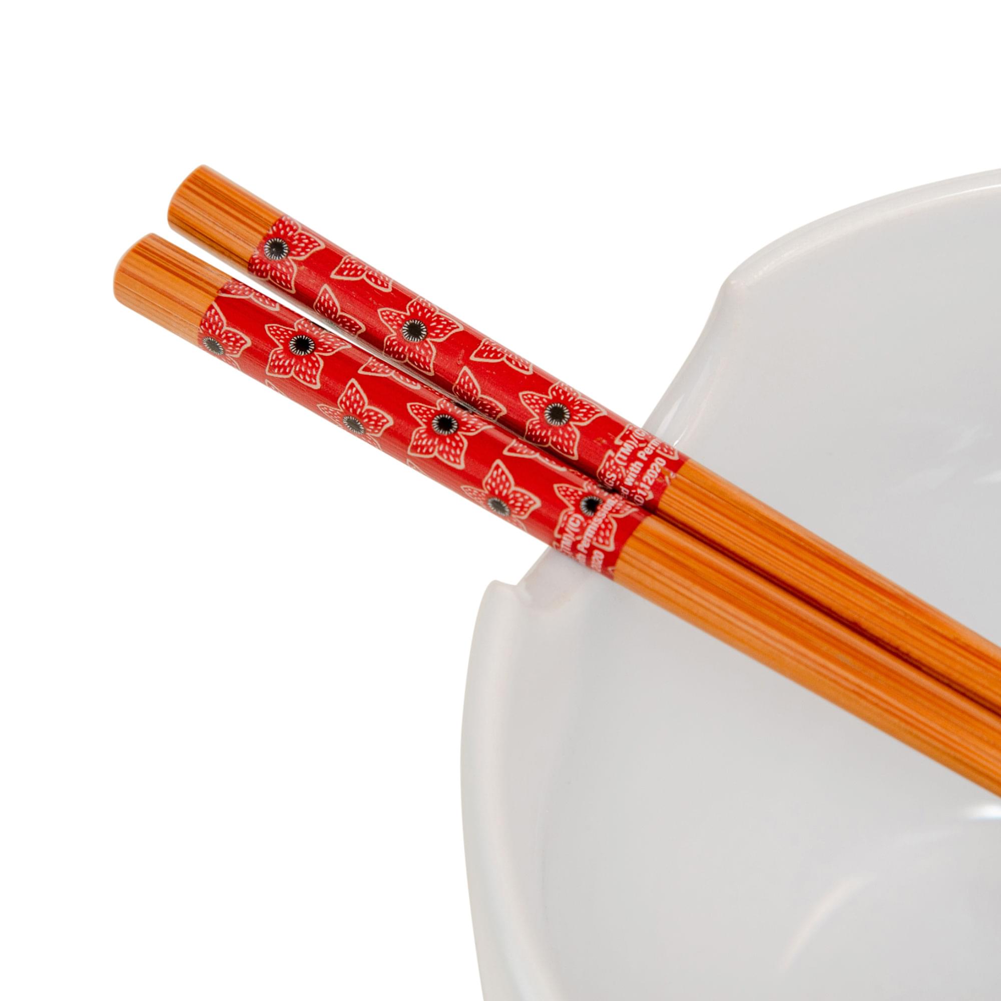 Stranger Things Demogorgon-Inspired 20-Ounce Ramen Bowl & Chopstick Set