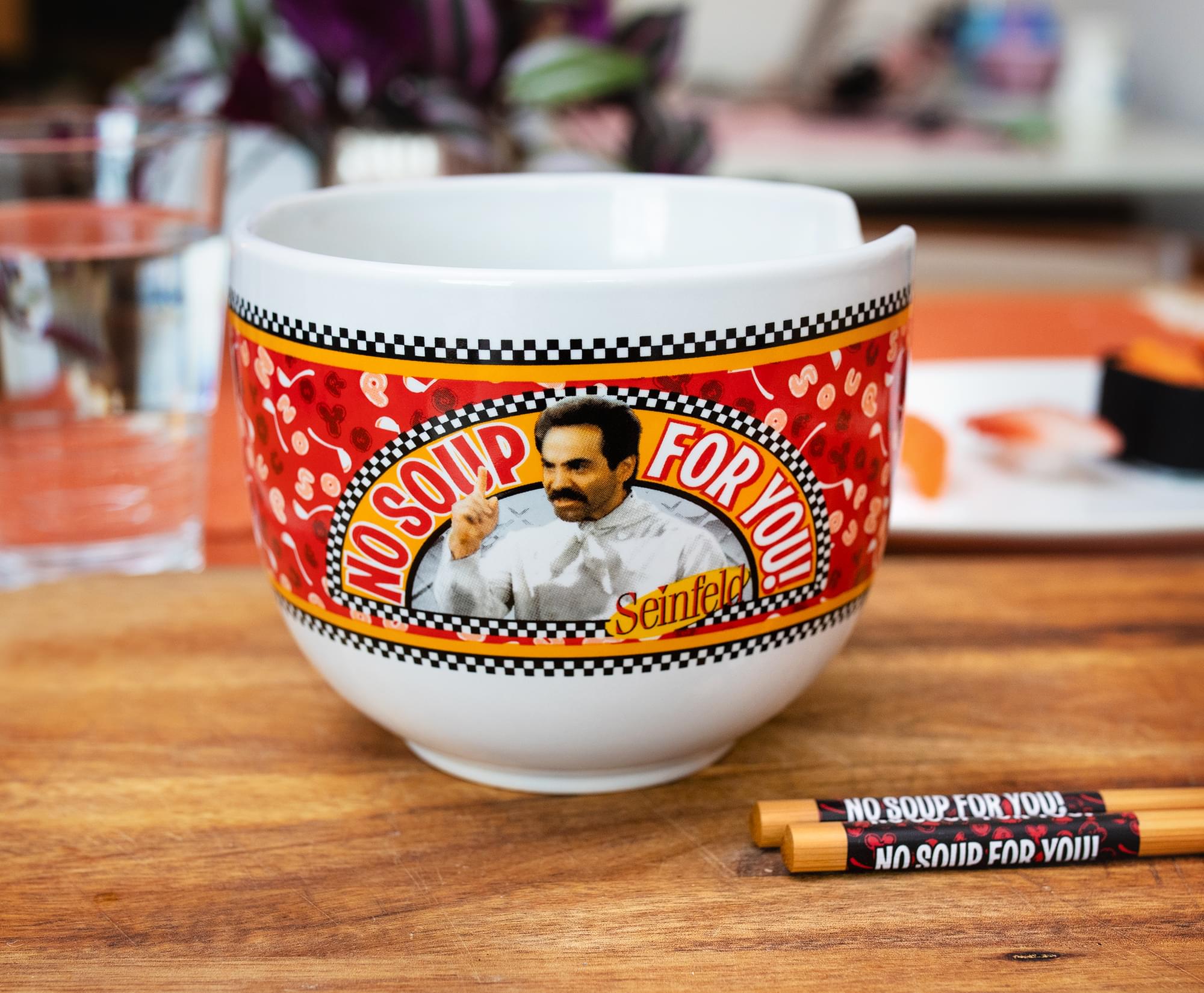 Seinfeld 'No Soup For You!' 20-Ounce Ramen Bowl & Chopstick Set