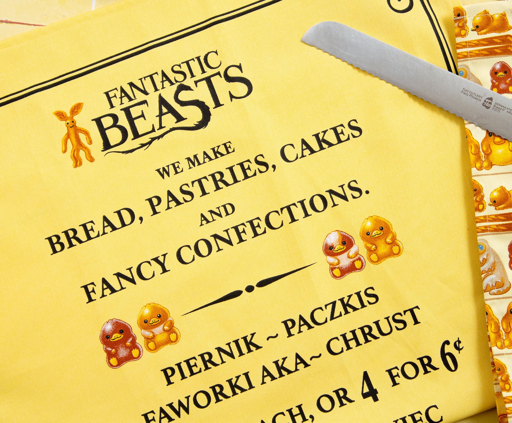 Fantastic Beasts: Kowalski's Quality Baked Goods Kitchen Tea Towels - Set of 2