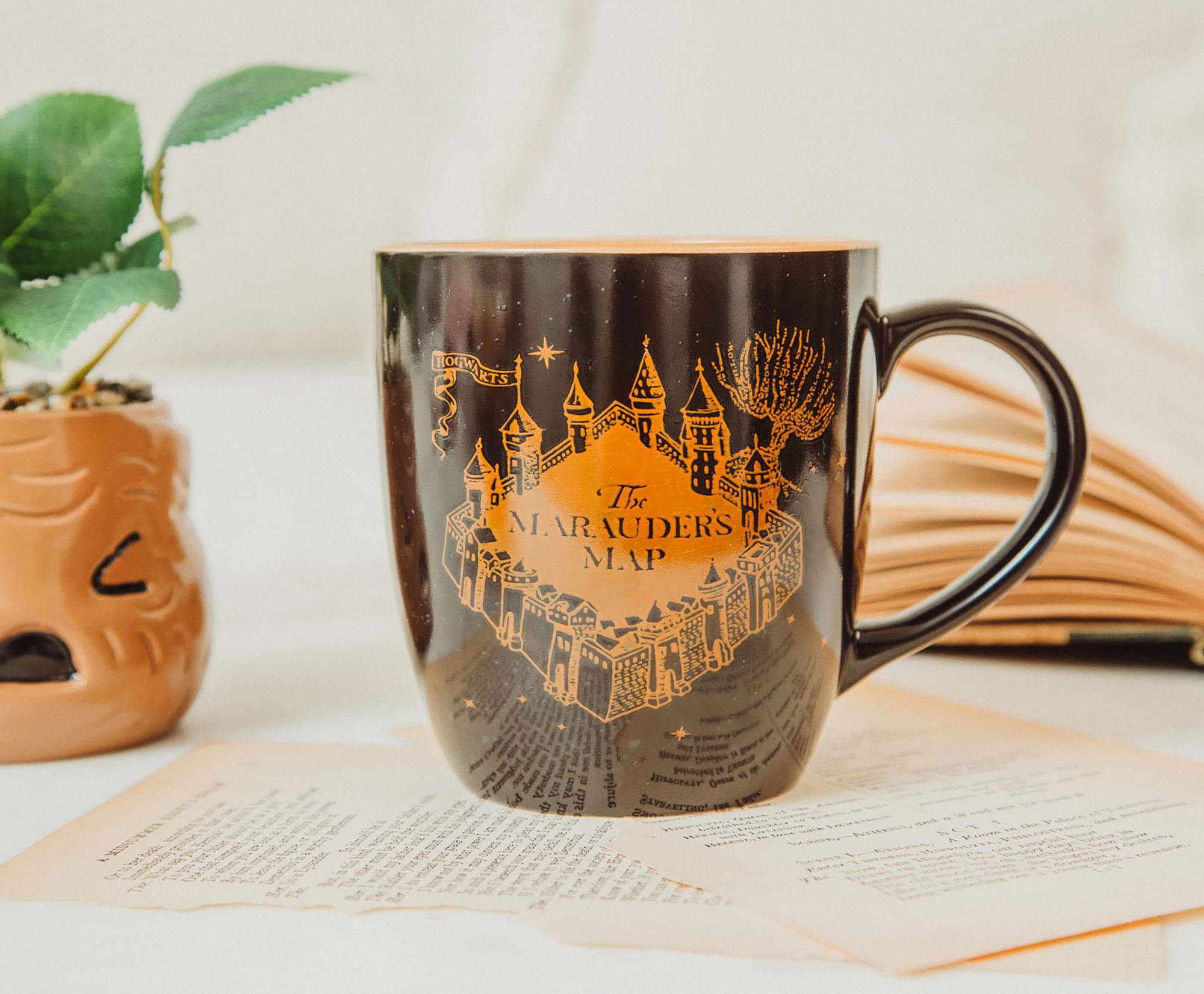 Enchanting Harry Potter Marauder's Map Ceramic Mug - 18 Oz