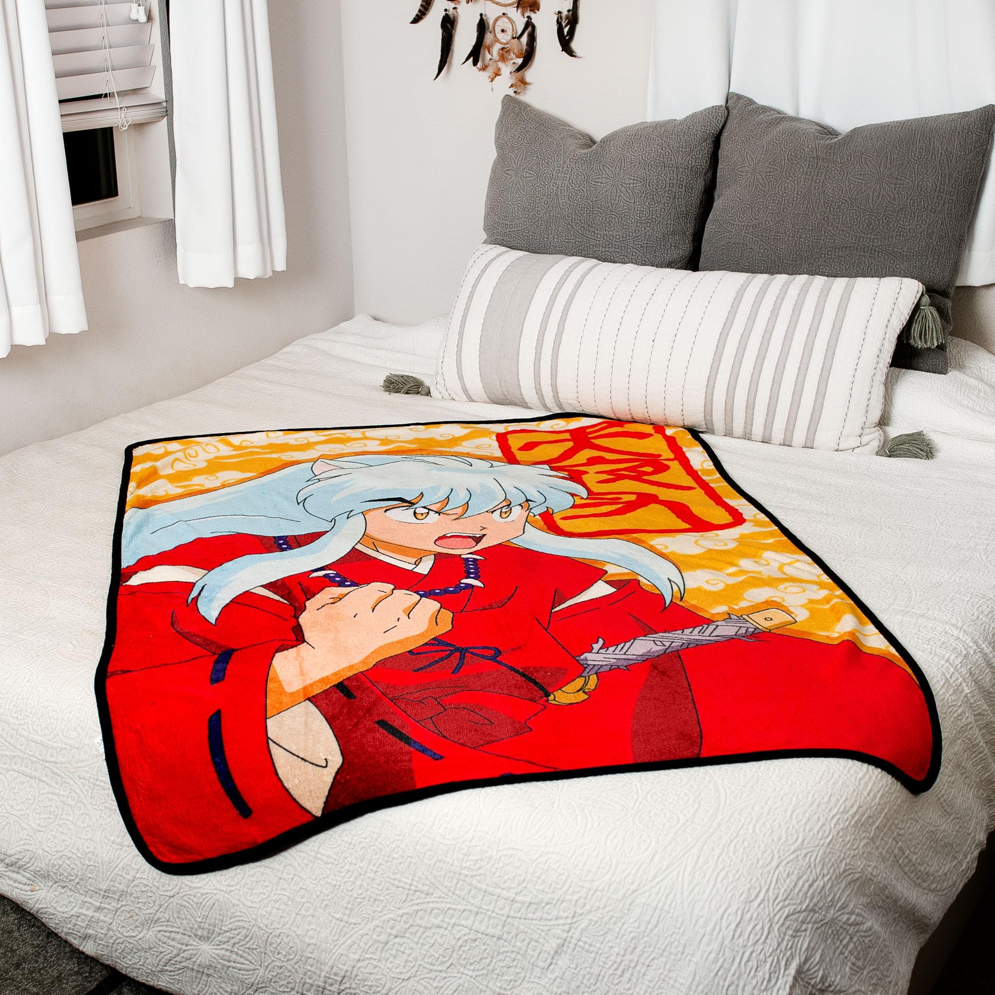 Inuyasha Anime Fleece Throw Blanket - 45 x 60 Inches