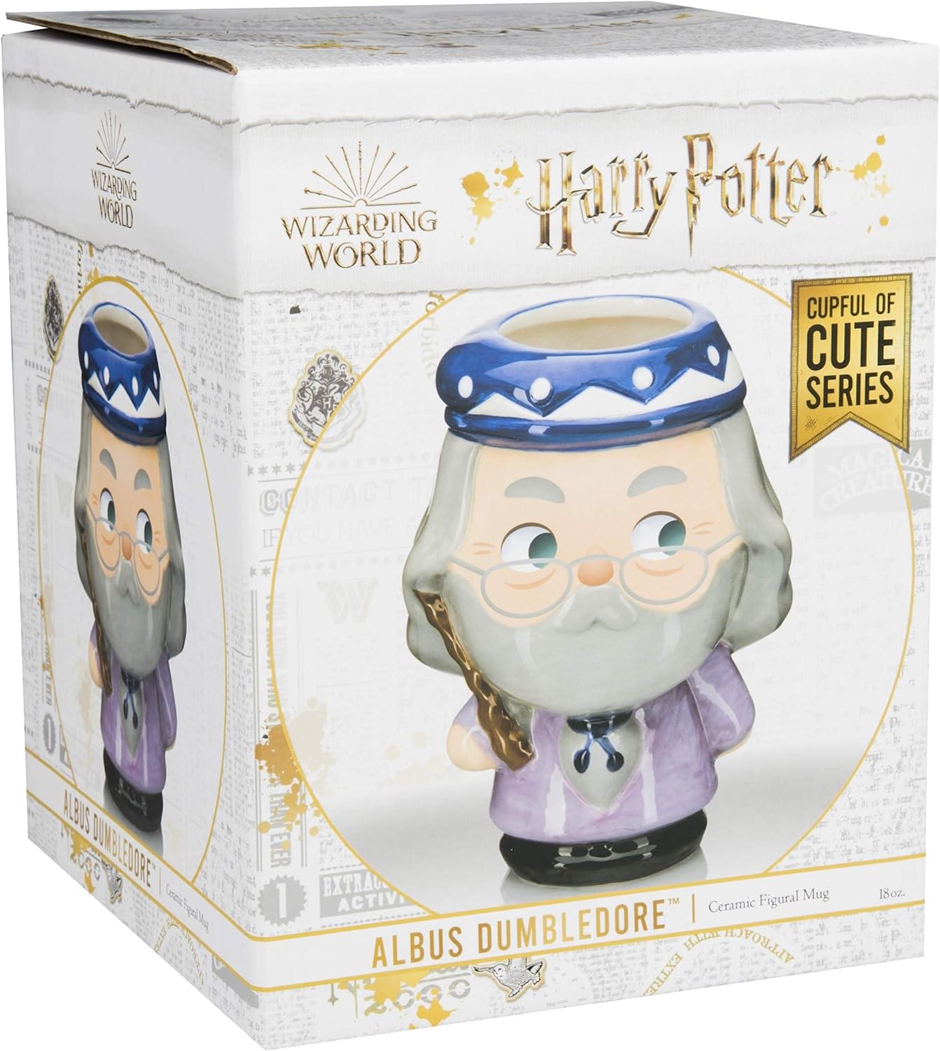 Charming Harry Potter 18oz Ceramic Mug with Dumbledore
