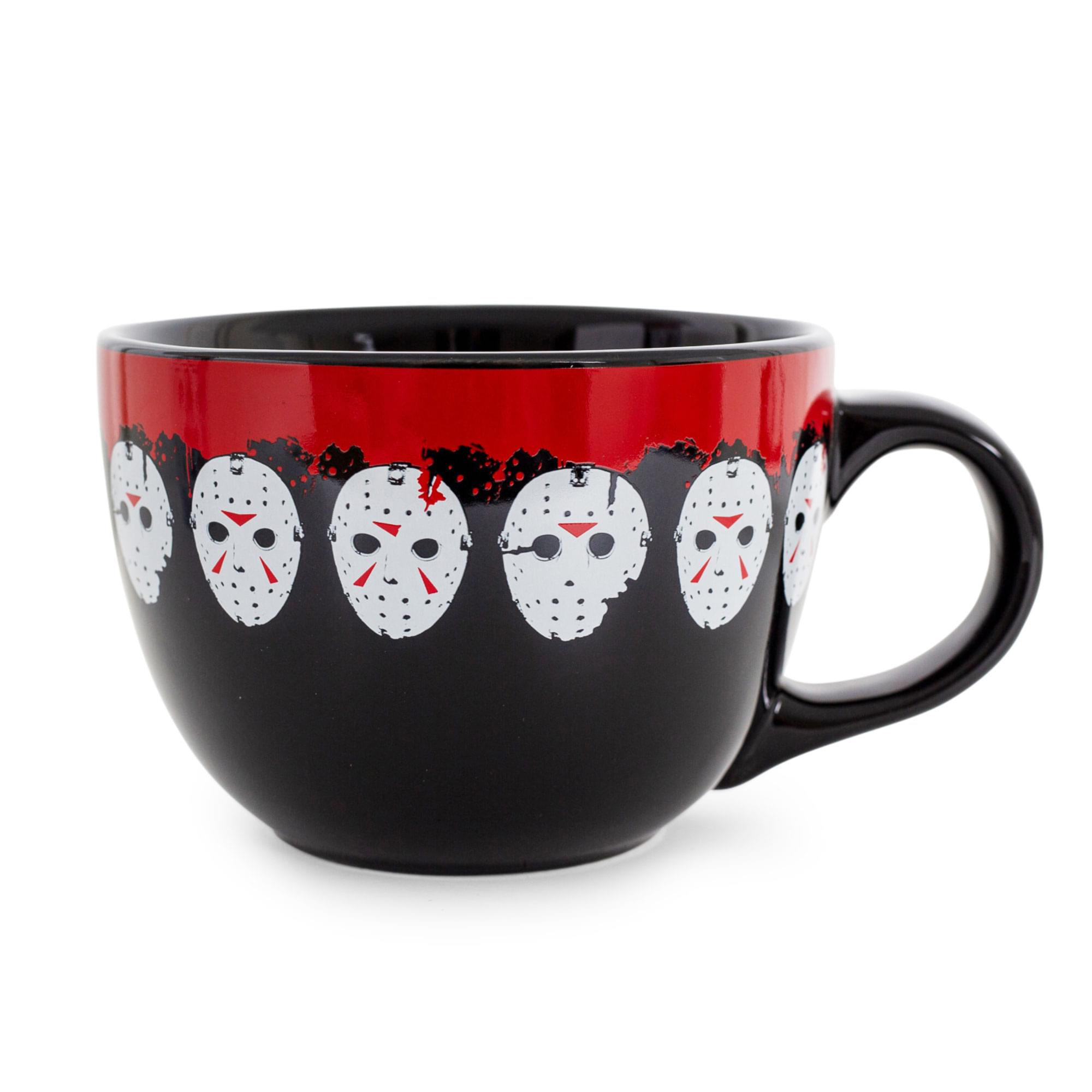 Jason Mask Legacy Ceramic Soup Mug - 24 Ounces of Friday the 13th Terror