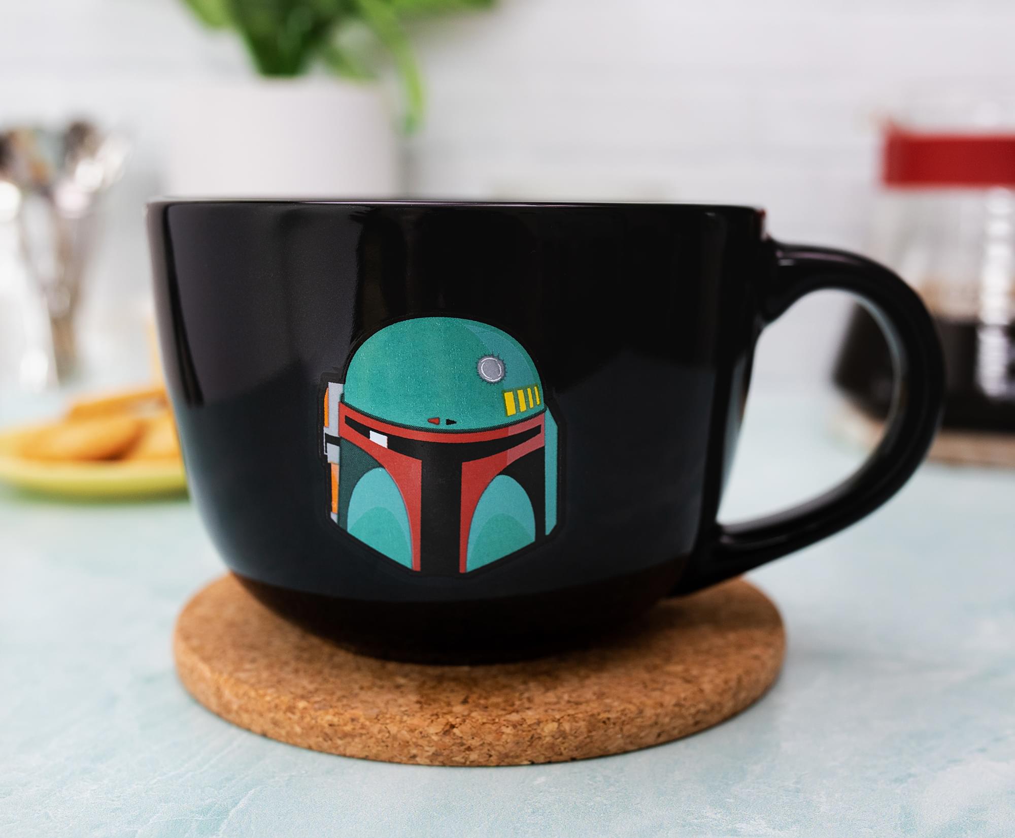 Star Wars: The Mandalorian Boba Fett 24-Ounce Ceramic Soup Mug - A Galactic Treat