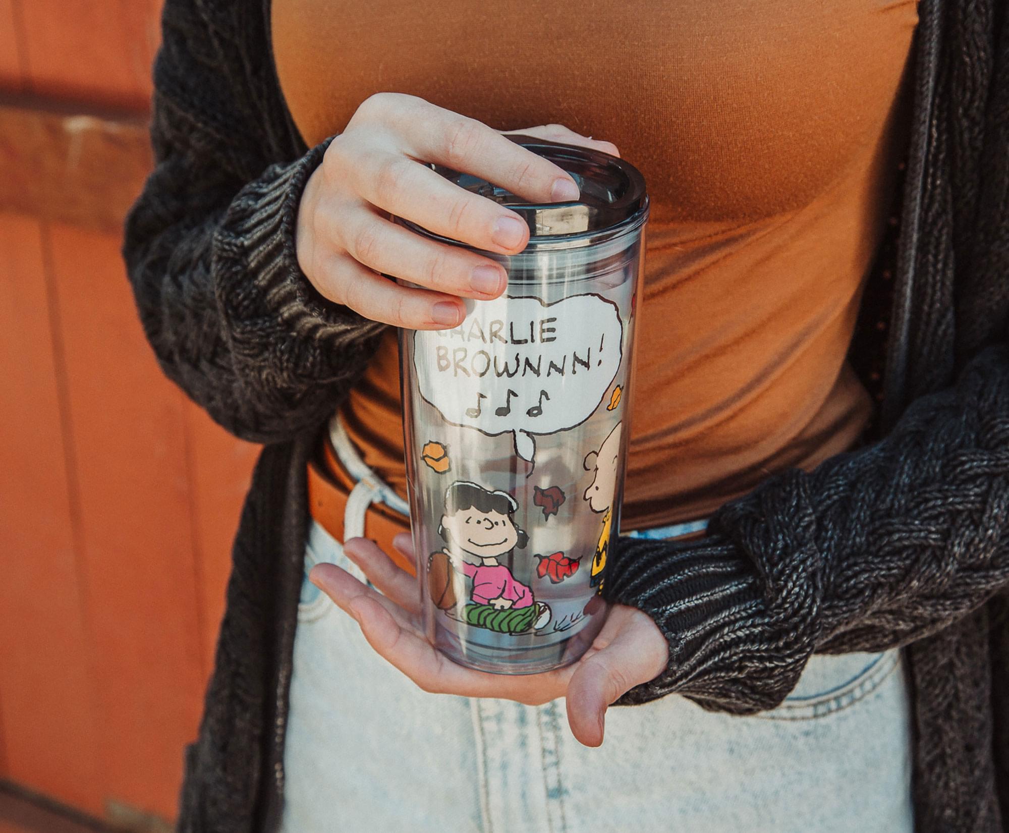 Celebrate Charlie Brown's Iconic Football Fails with This 20-Ounce Travel Tumbler