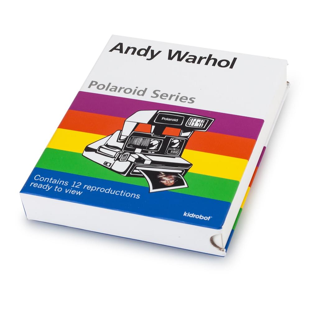 Kidrobot's Exclusive Andy Warhol Polaroid Prints Set - 12 Piece Collection