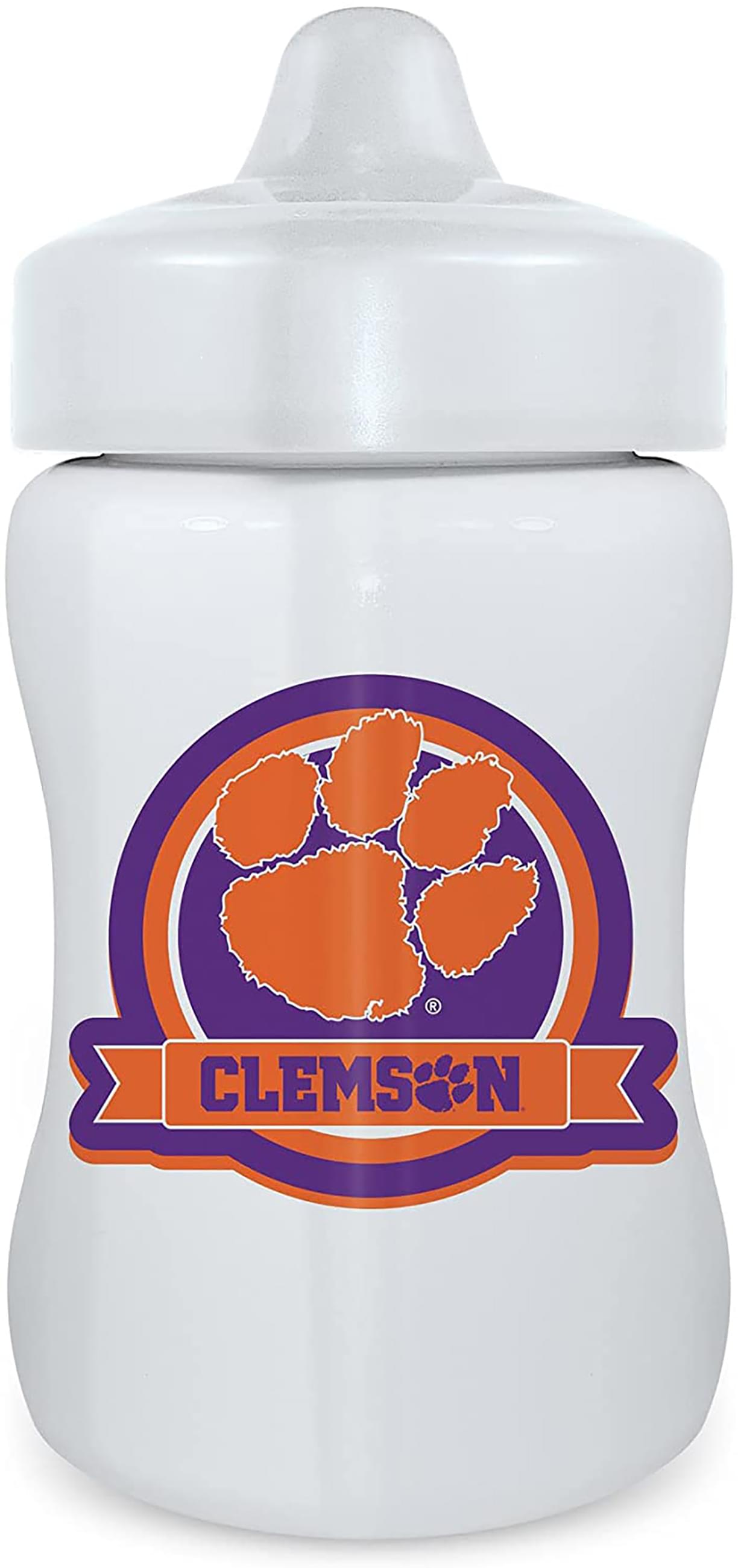Go, Clemson Tigers! 9oz Baby Sippy Cup