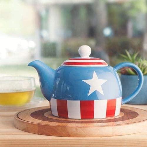 Epic Marvel Captain America 36 - Ounce Ceramic Teapot