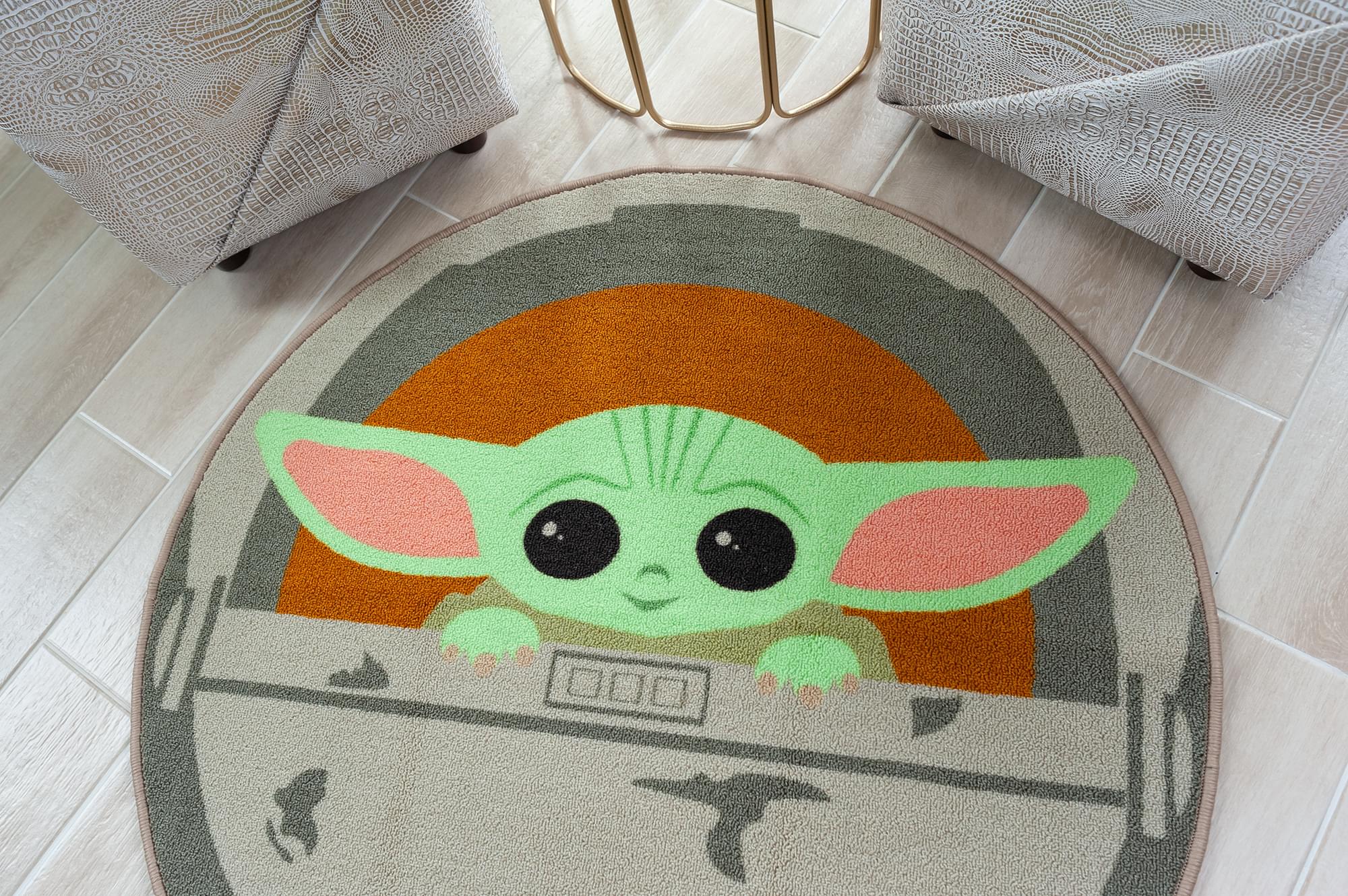 The Mandalorian The Child 39-Inch Round Area Rug - Bring Star Wars Magic Home