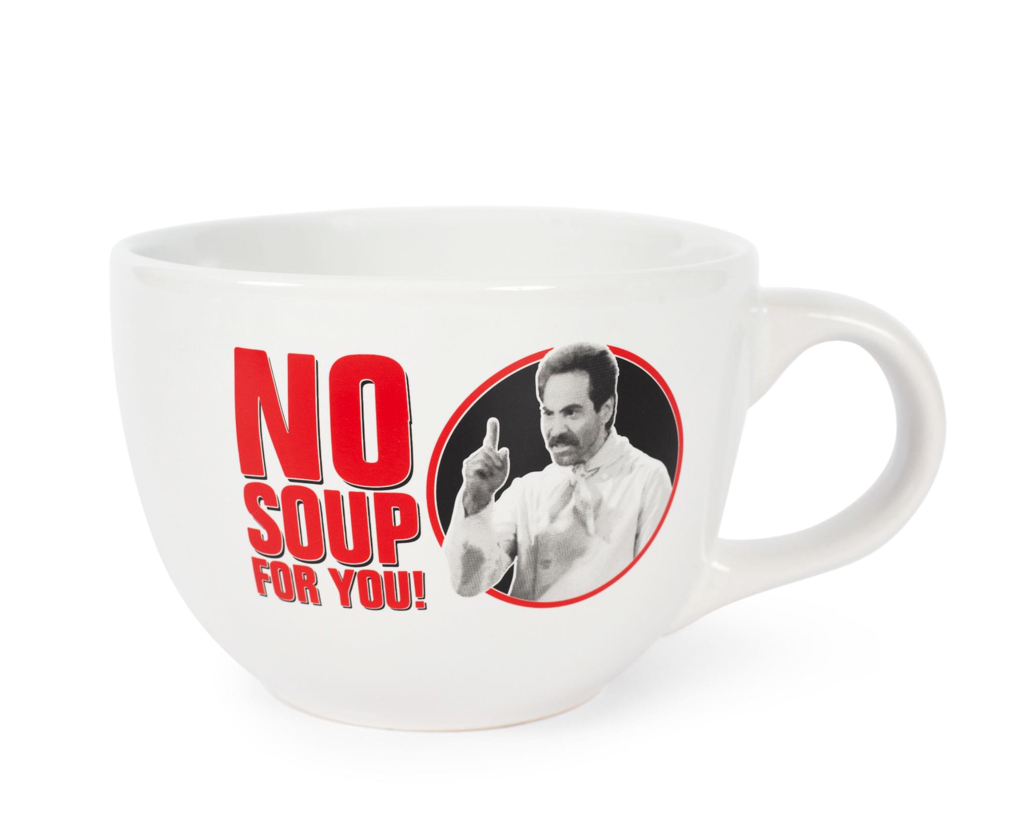 Seinfeld 'No Soup For You!' 24-Ounce Ceramic Soup Mug