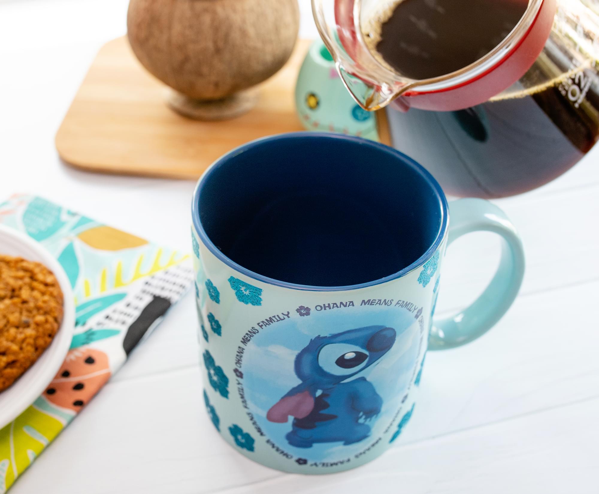Disney Lilo & Stitch Ohana Means Family 20-Ounce Ceramic Mug