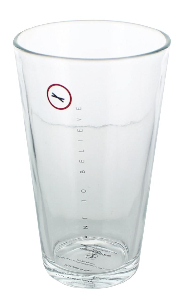 Unleash Your X-Files Fandom with the 'I Want to Believe' Pint Glass Set