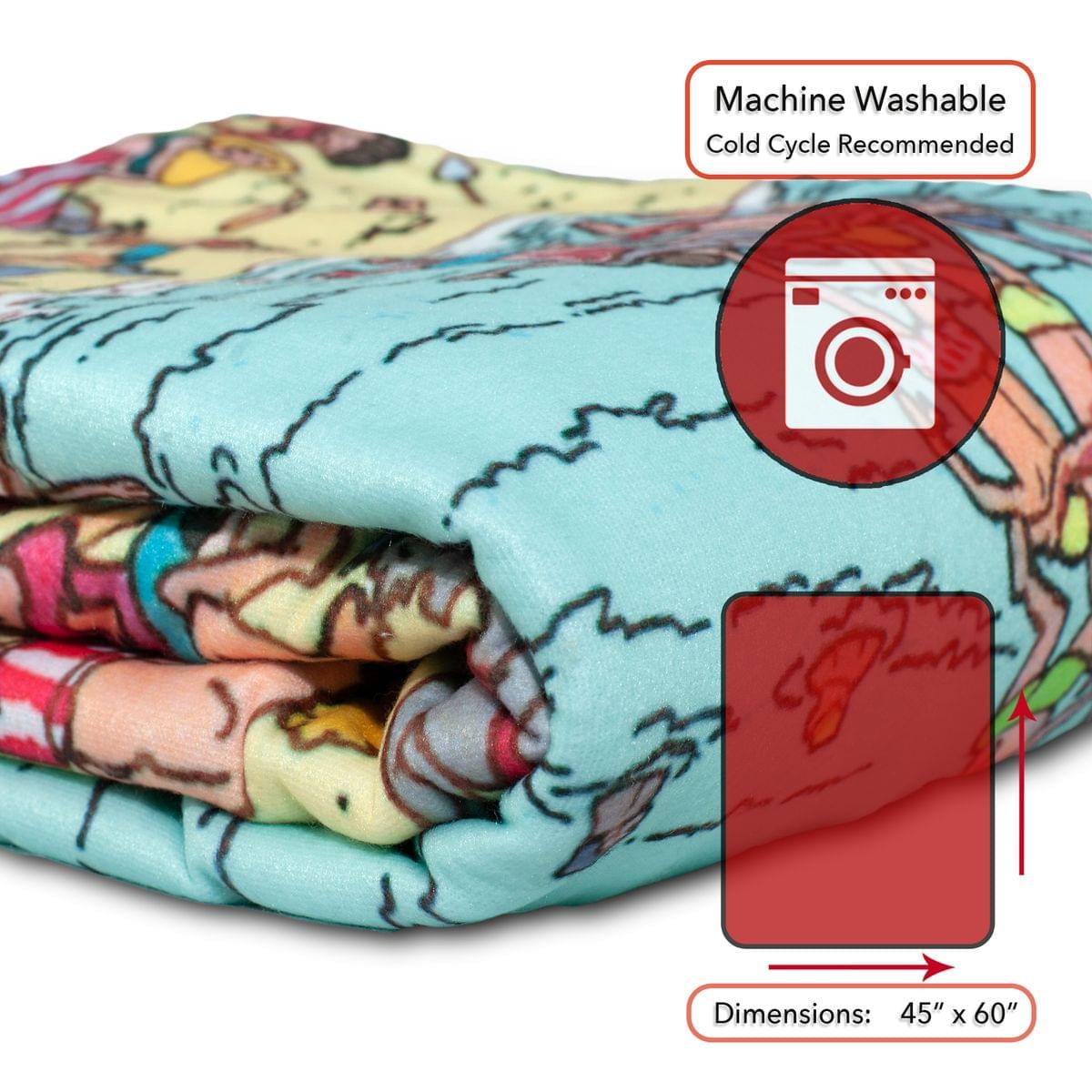 Show Your Love for Where's Waldo with This Beach-Themed Fleece Throw Blanket