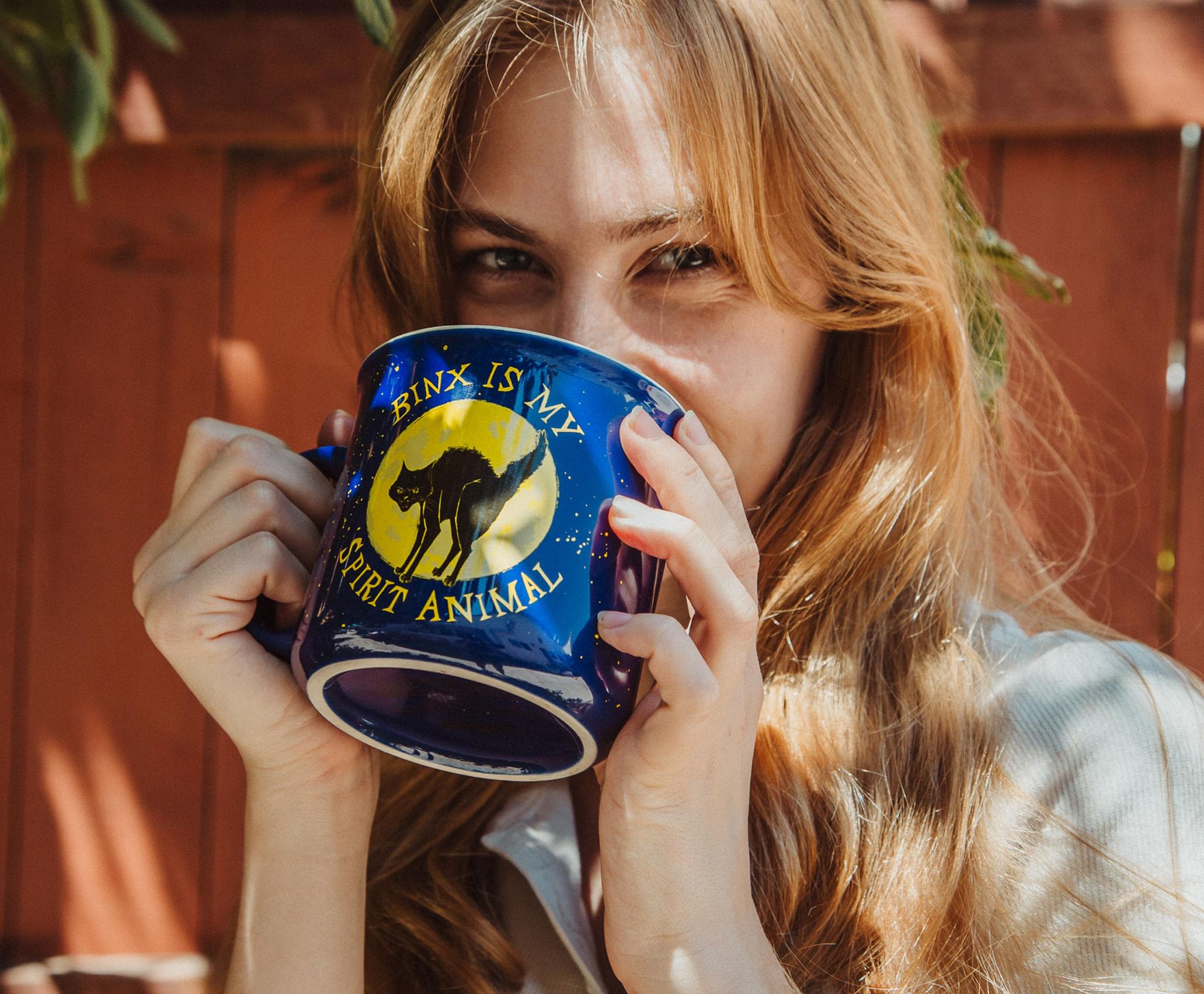 Disney Hocus Pocus Binx-Inspired Ceramic Camper Mug - 20 Ounces