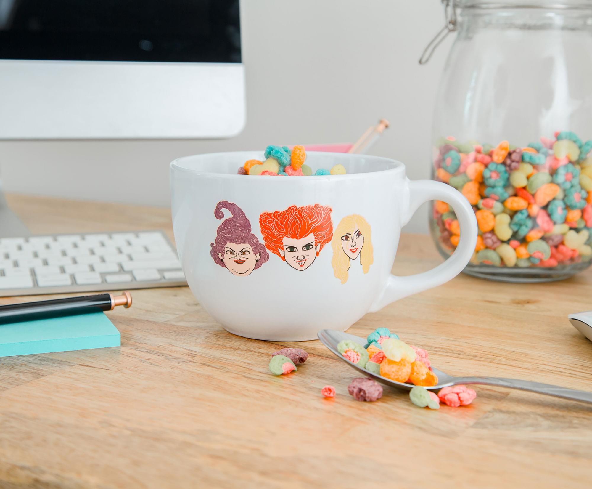 Disney Hocus Pocus Spooky Ceramic Soup Mug - 24 Ounces
