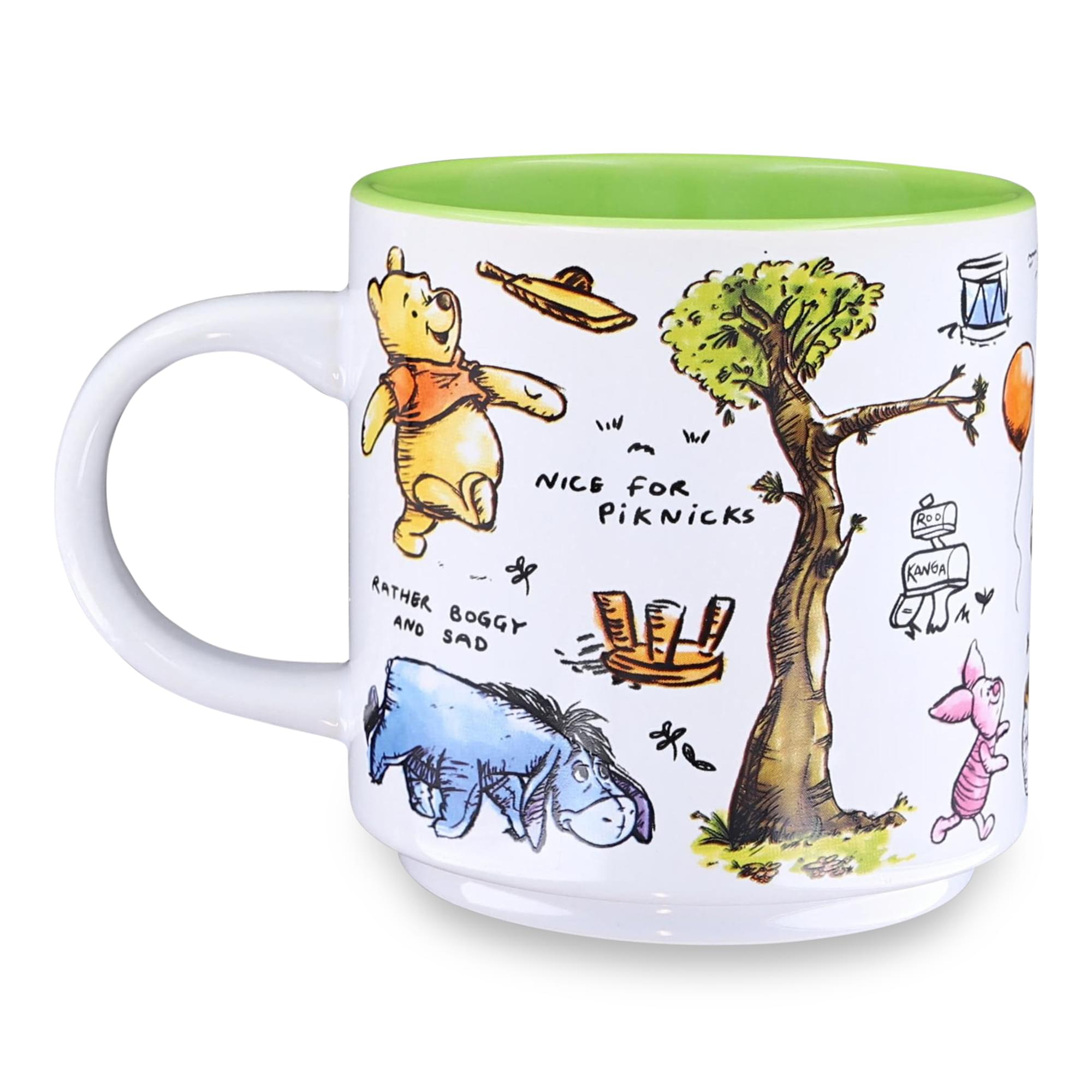 Disney Winnie the Pooh Ceramic Mug - 13 Ounce Delight