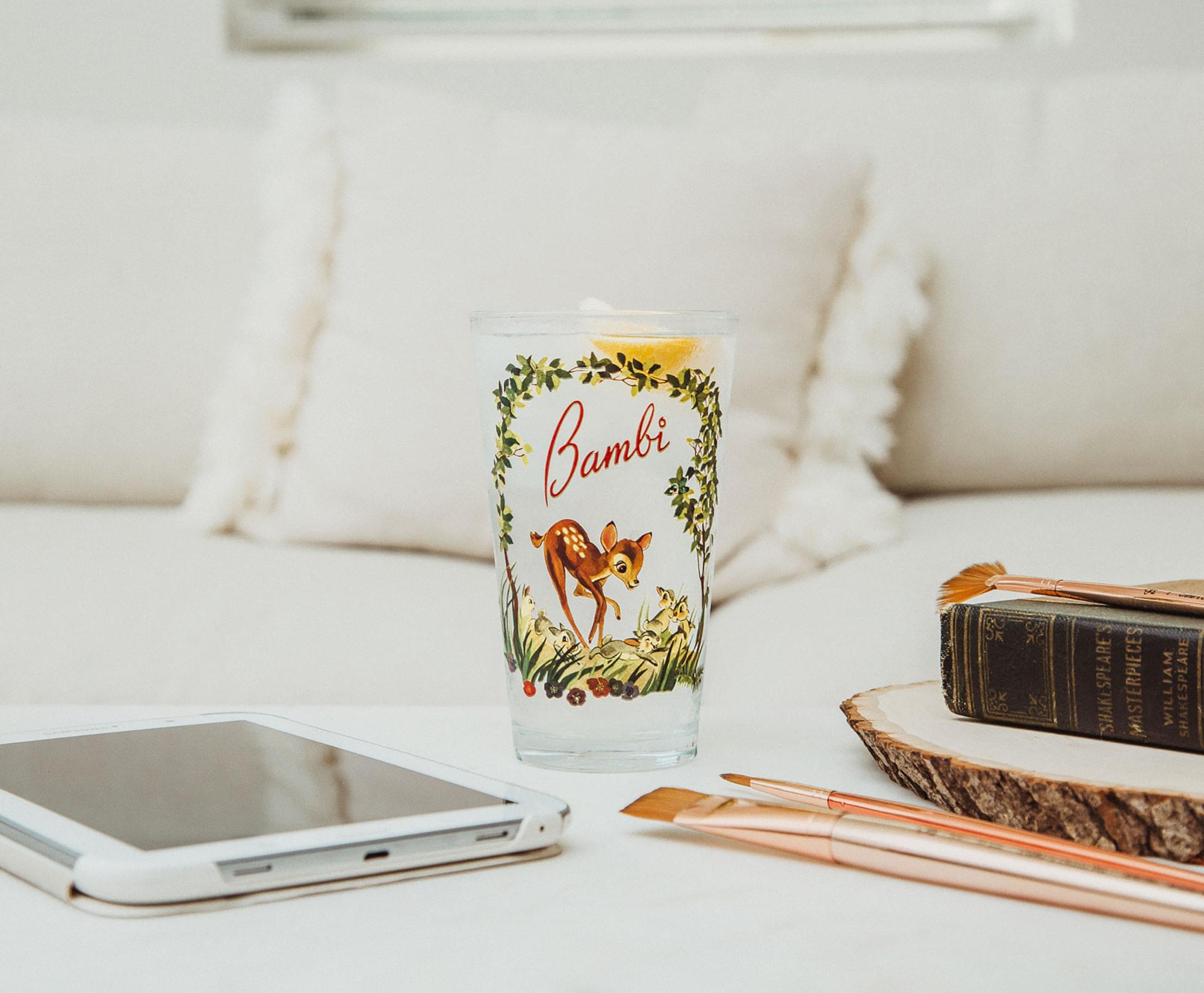 Enchanting Disney Bambi Storybook Pint Glass - 16 Oz