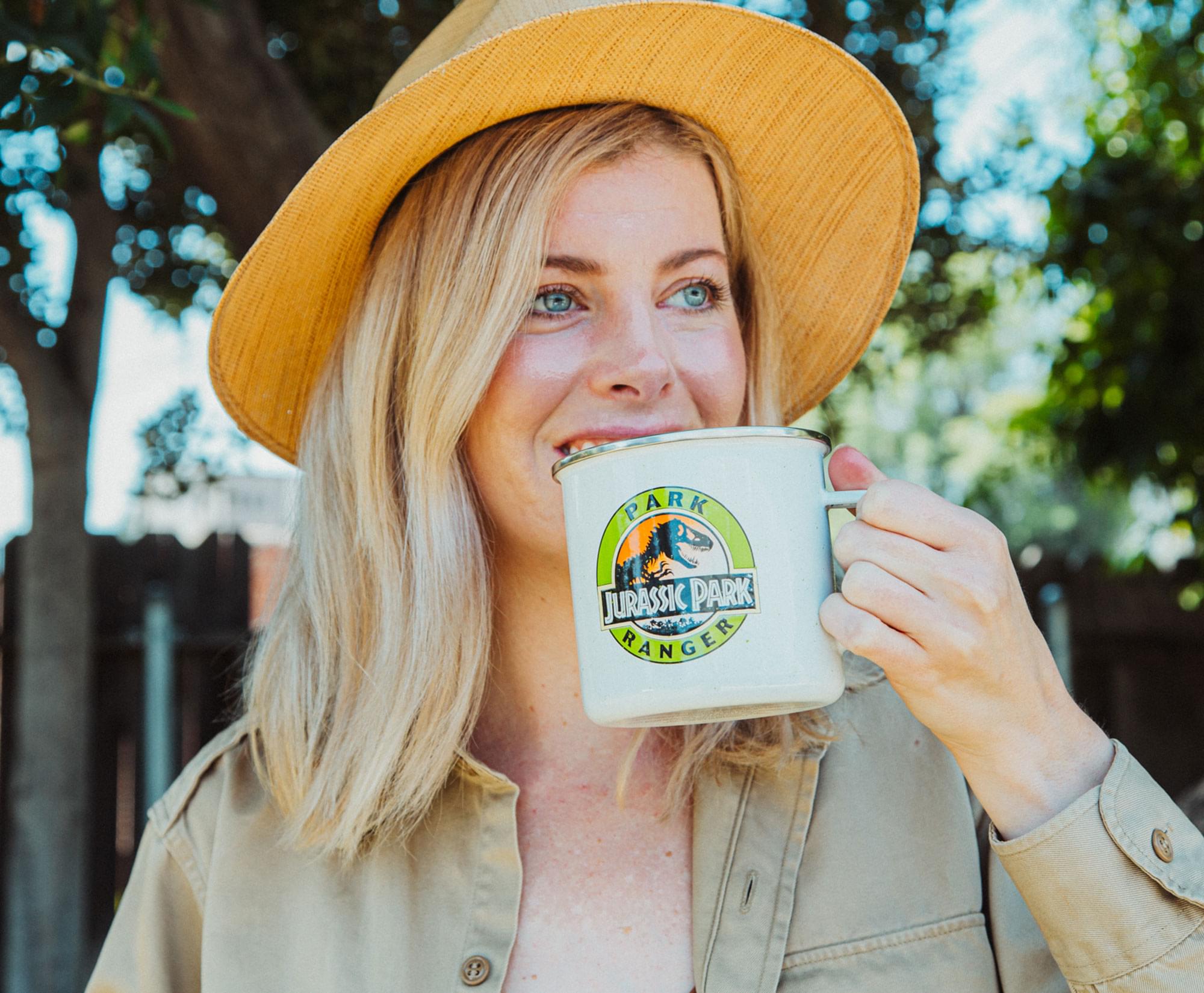 Jurassic Park Ranger-Inspired Camper Mug - 21 Ounce Capacity