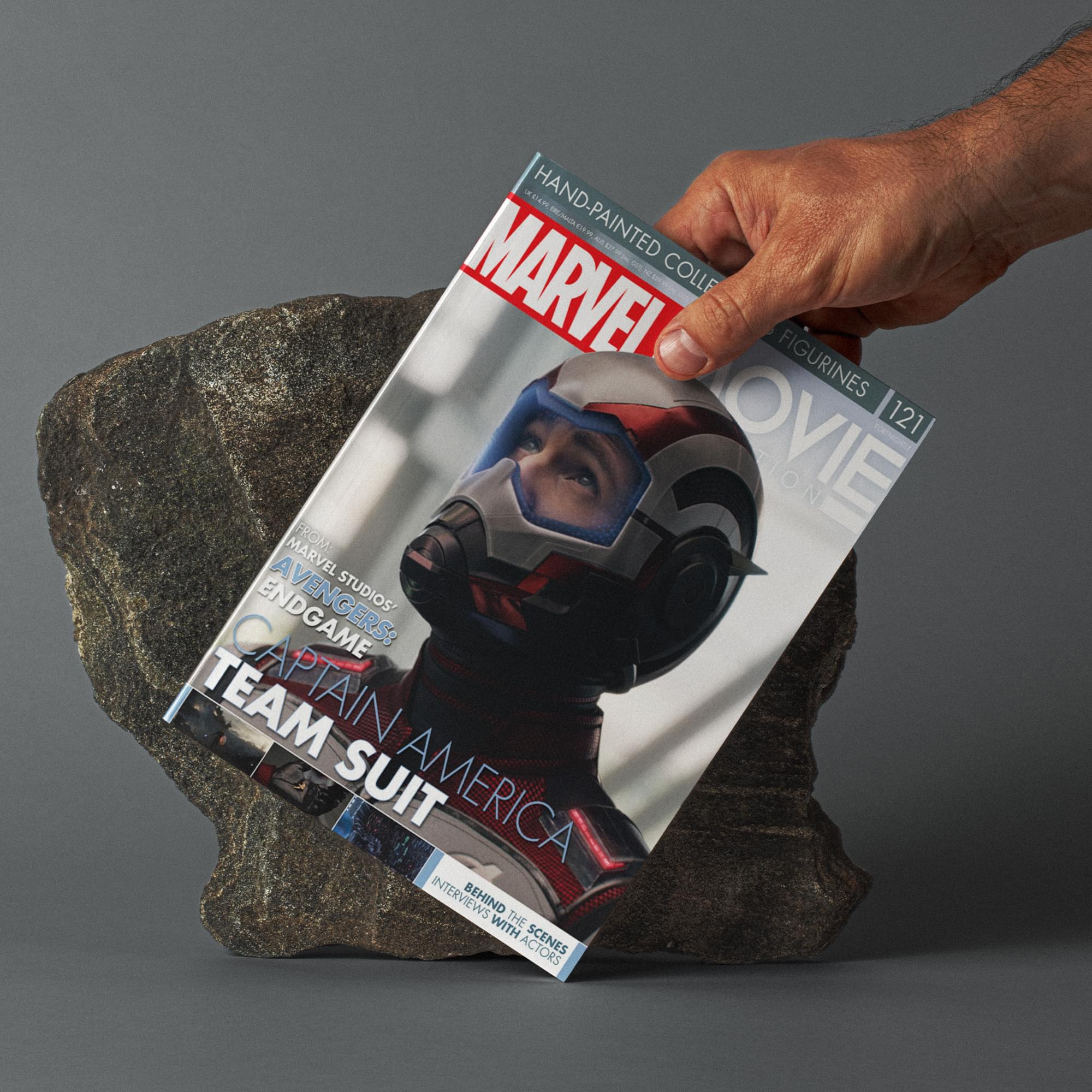 Unmissable Eaglemoss Marvel Movie Collection Magazine Issue #121 - Captain America Team Suit