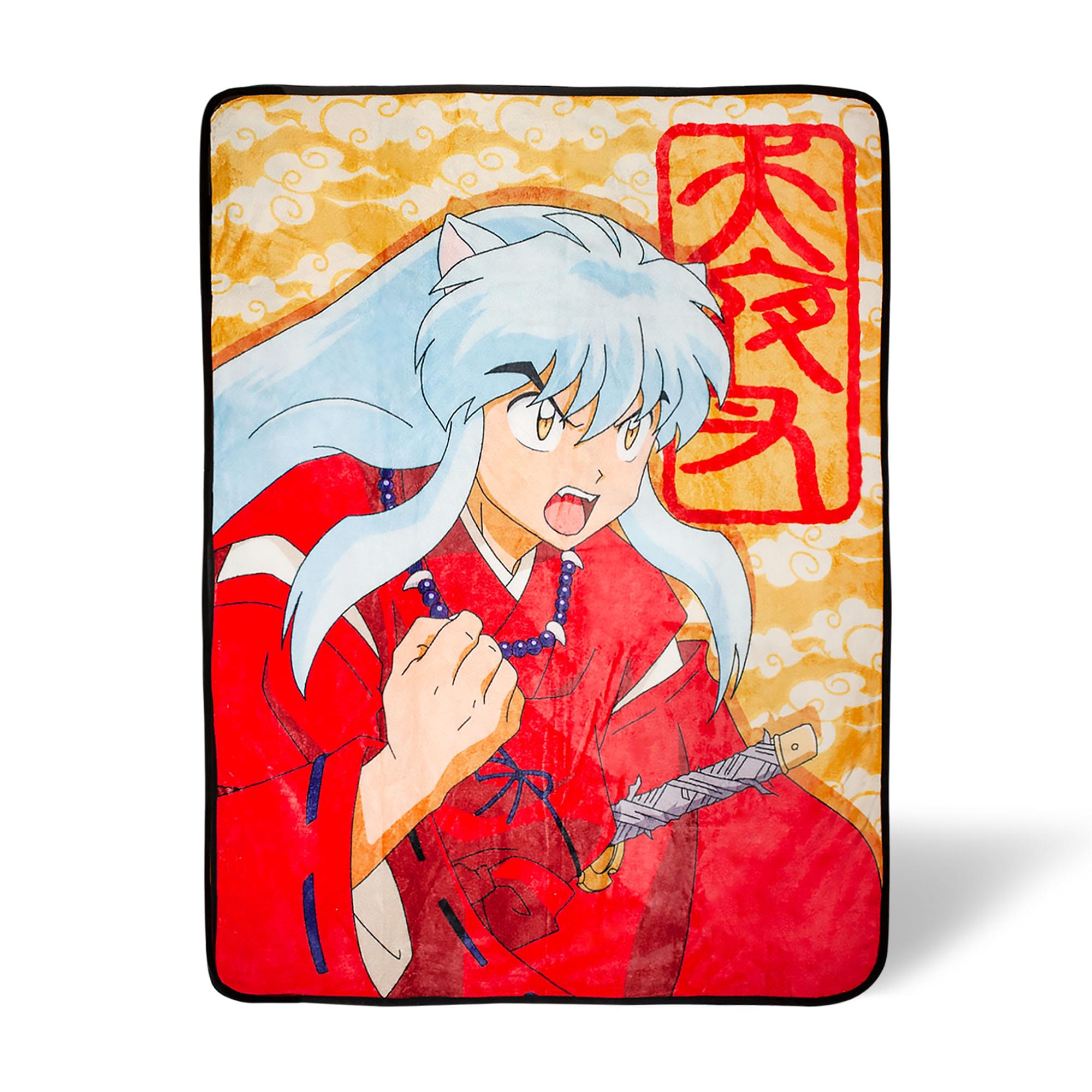 Inuyasha Anime Fleece Throw Blanket - 45 x 60 Inches